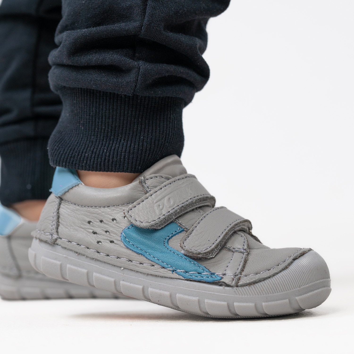 Бебешки обувки PONKI BAREFOOT POMA Grey №19-21