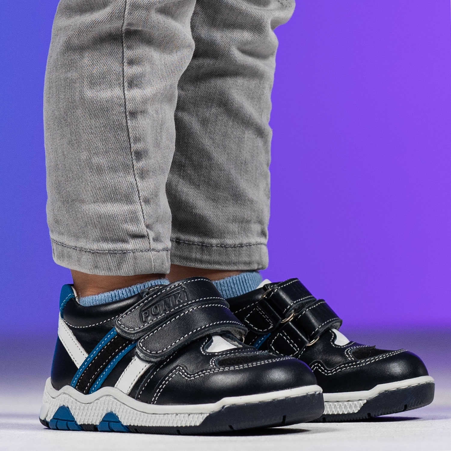 Бебешки обувки PONKI COUREUR DARK BLUE №19-25