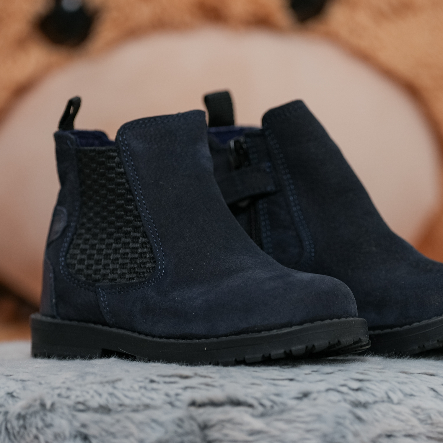 Бебешки боти PONKI Felnir Darkblue-nub №21-25