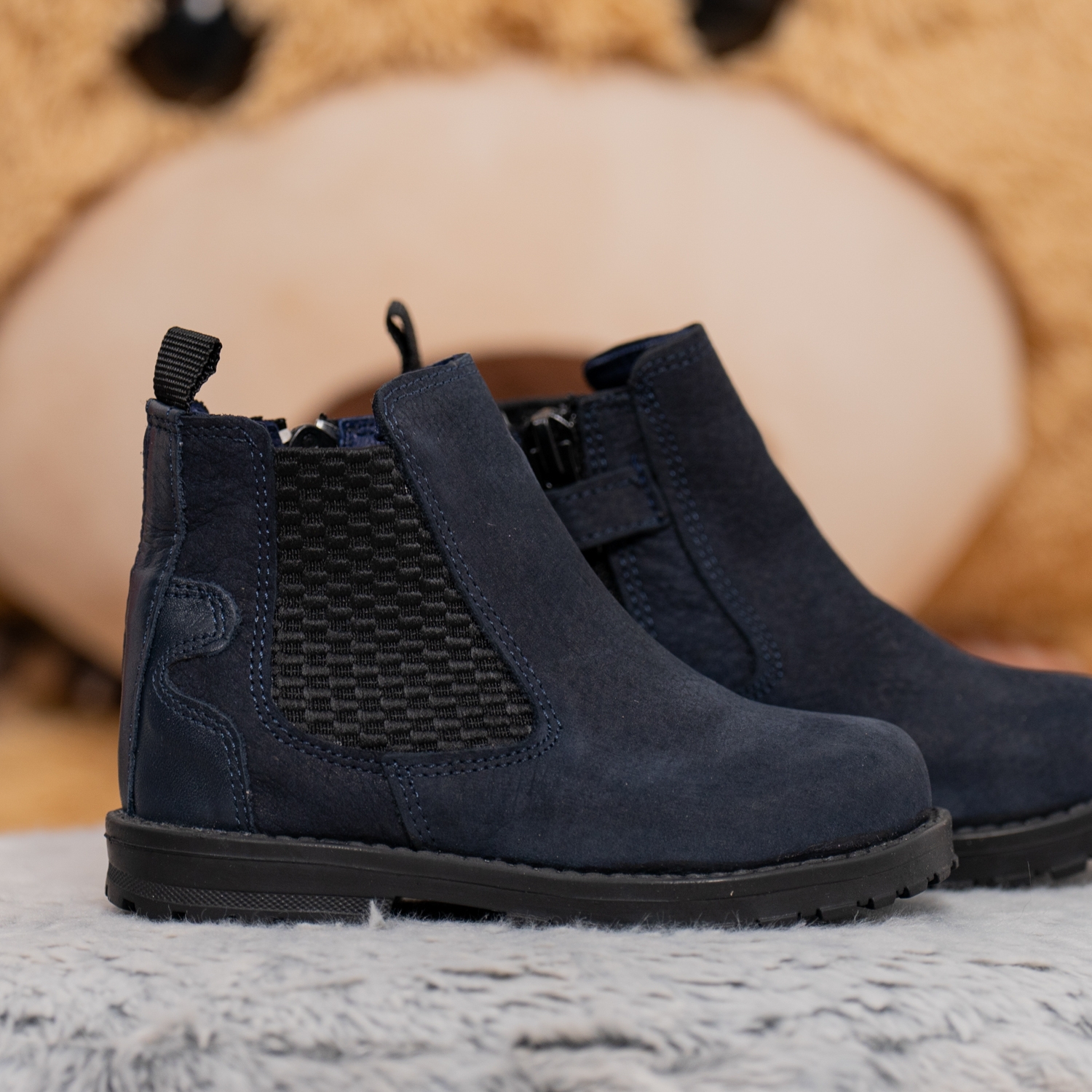 Бебешки боти PONKI Felnir Darkblue-nub №21-25