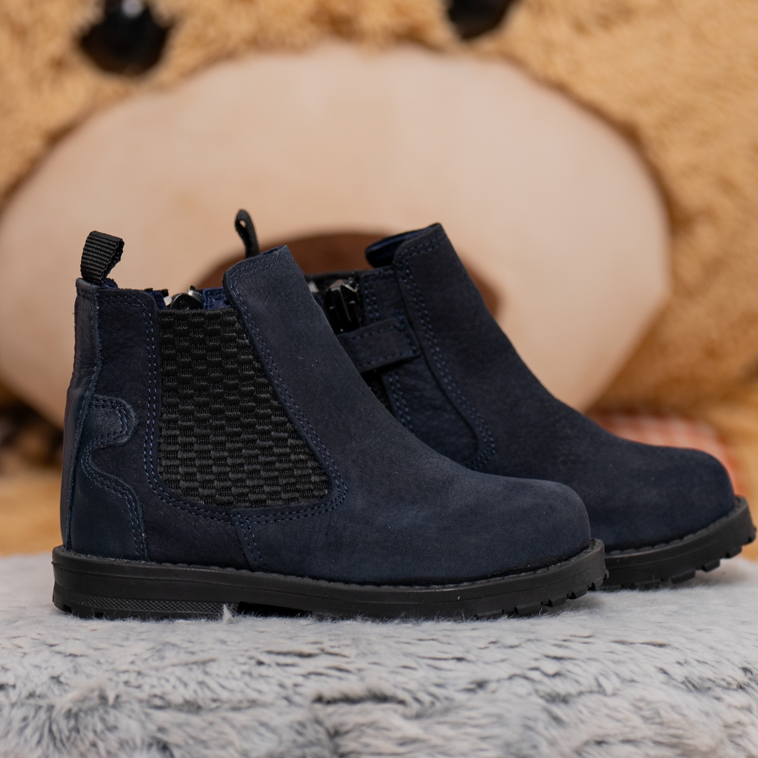 Бебешки боти PONKI Felnir Darkblue-nub №21-25