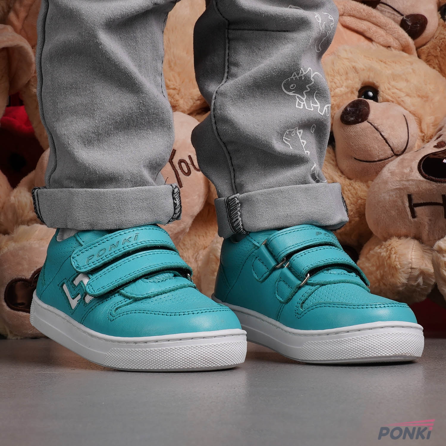Бебешки обувки PONKI GENEL TURQUOISE №21-25