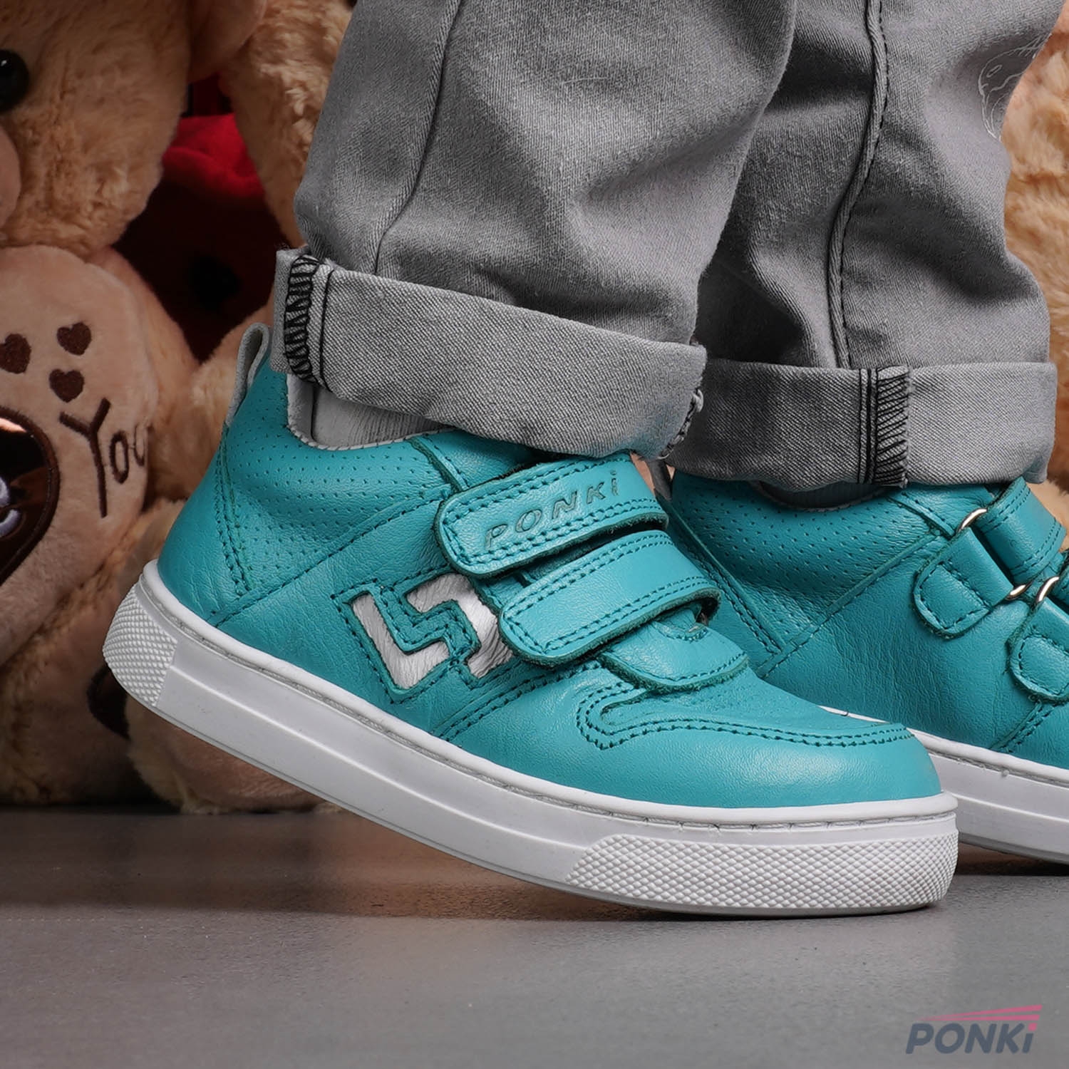 Бебешки обувки PONKI GENEL TURQUOISE №21-25