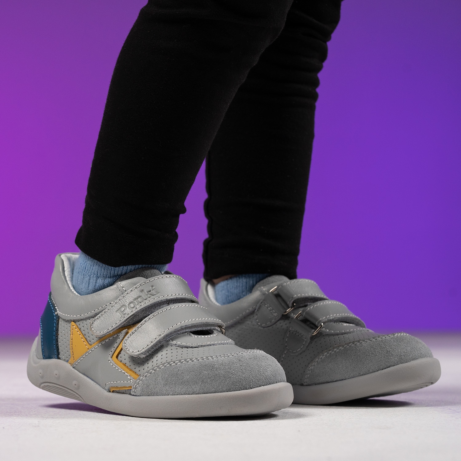 Бебешки обувки PONKI Starish Grey №20-25