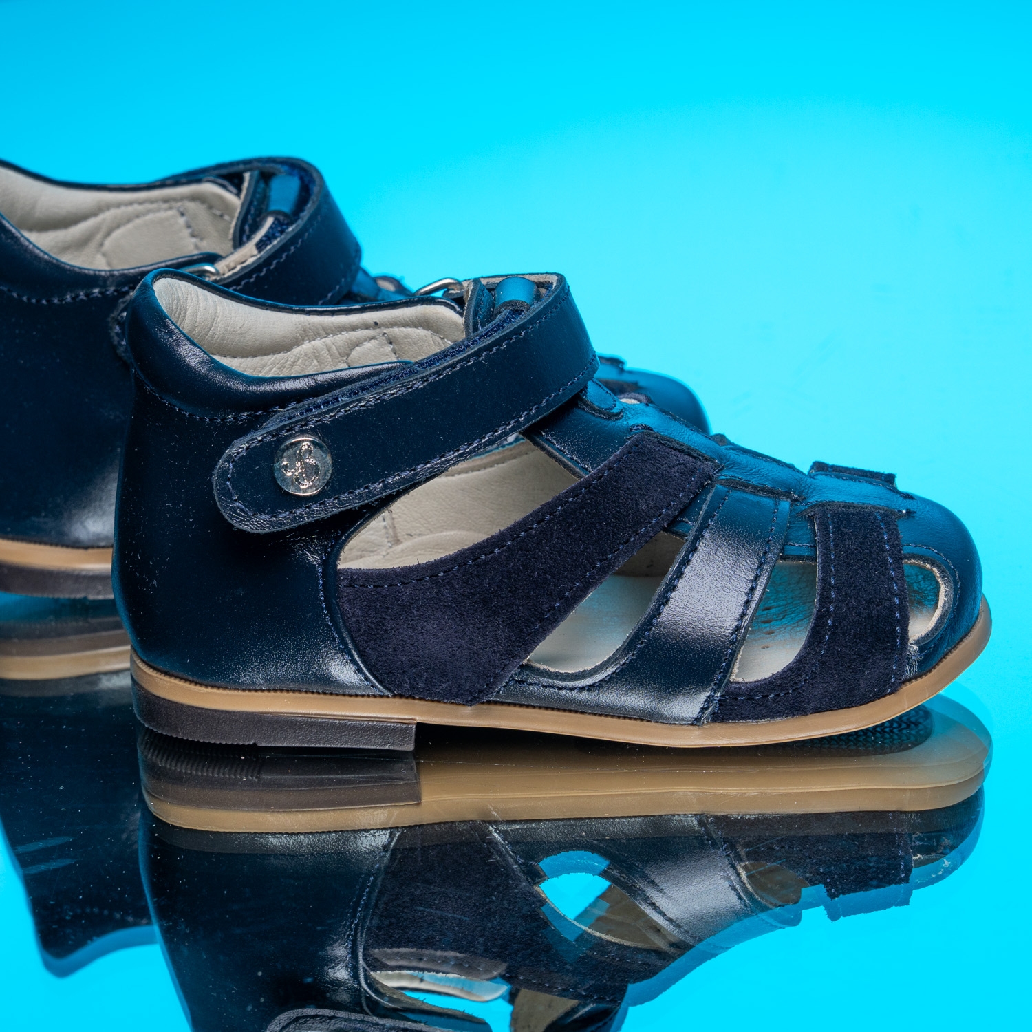 Бебешки сандали Bebbini SARO Darkblue №19-23