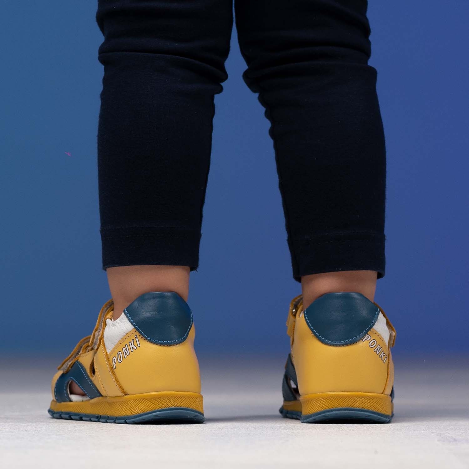 Бебешки сандали PONKI Beta Yellow №19-25