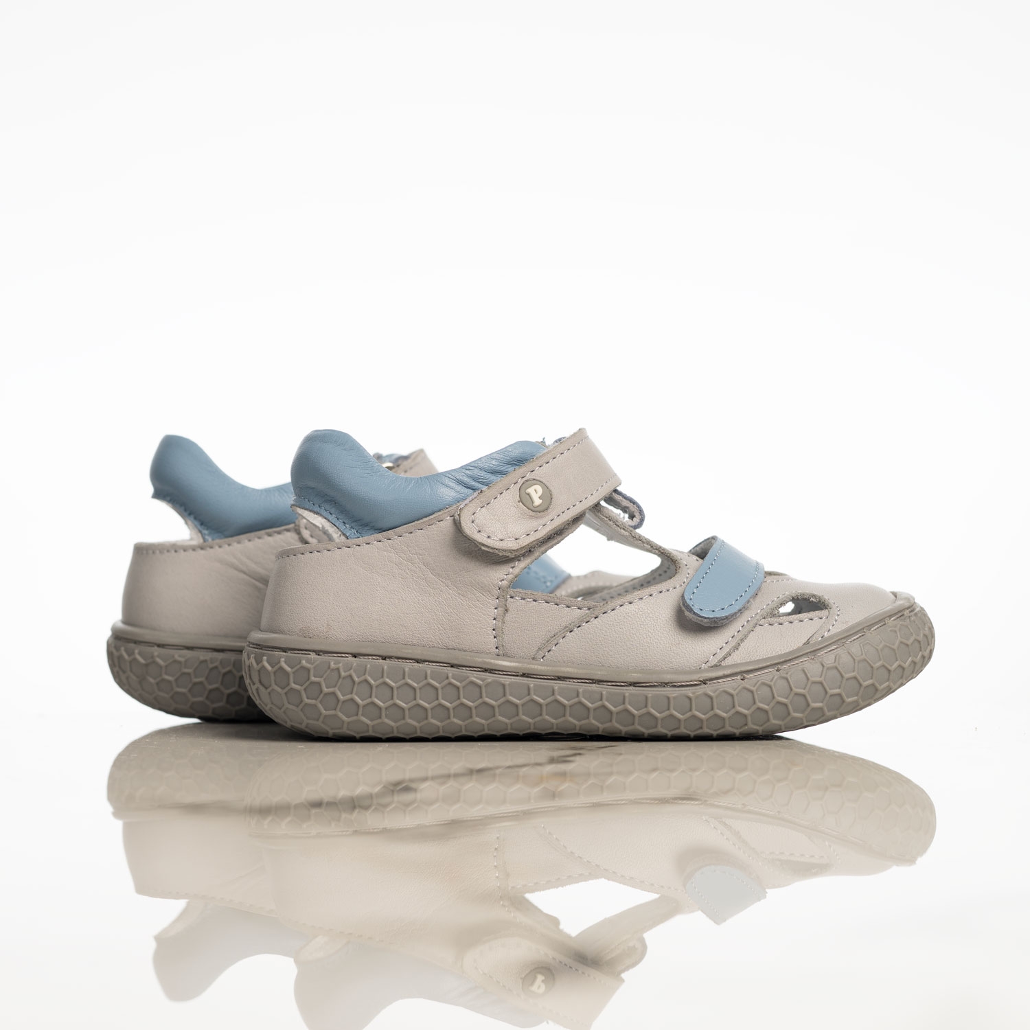 Бебешки Сандали PONKI Bolder Grey-Blue №22-25