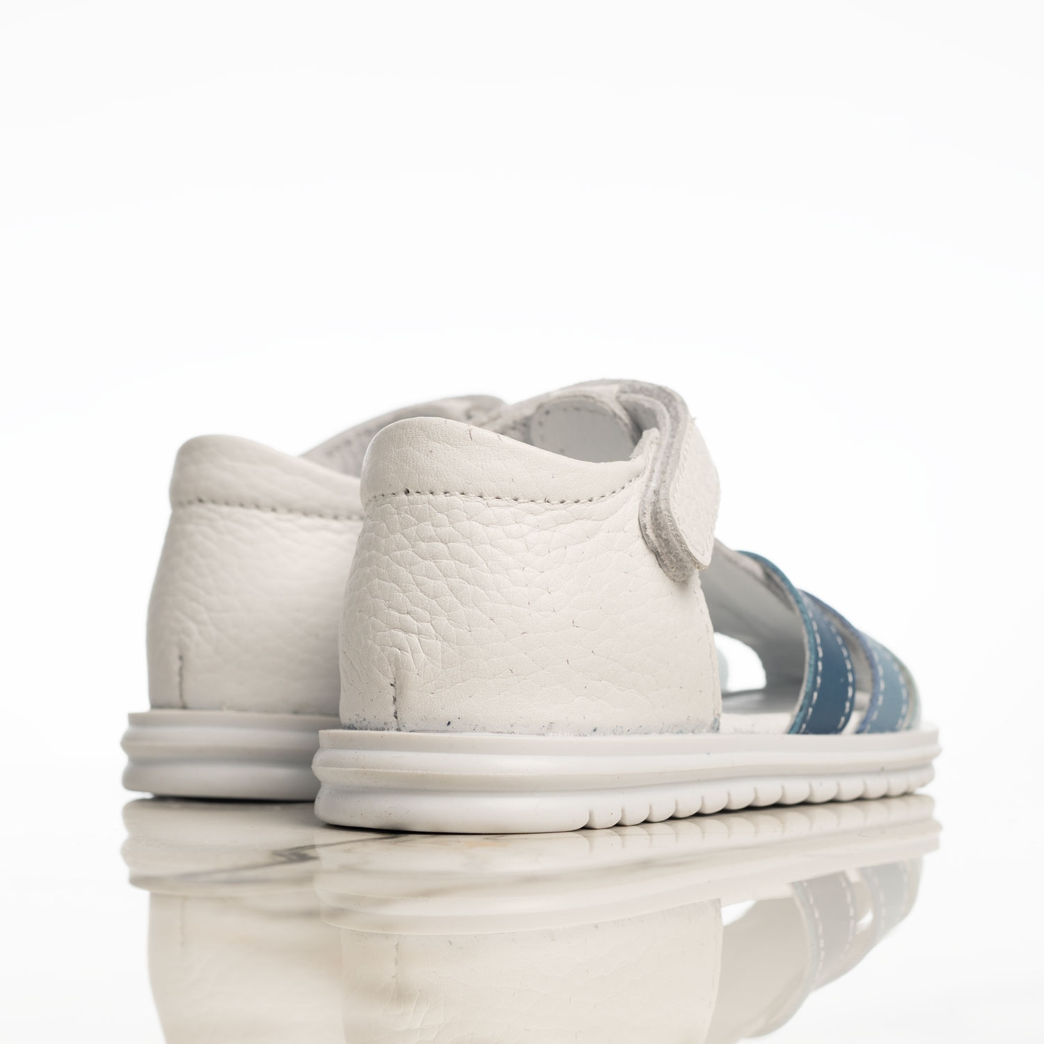 Бебешки сандали PONKI Brondo White-Blue №19-25