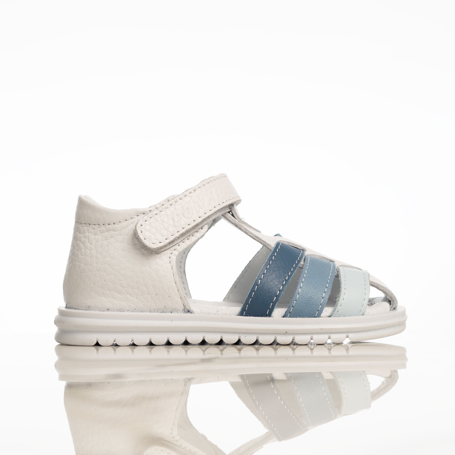 Бебешки сандали PONKI Brondo White-Blue №19-25