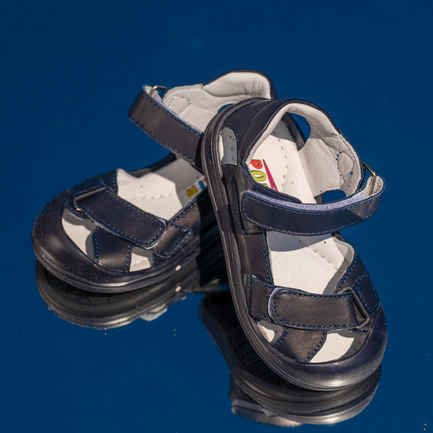 Бебешки сандали PONKI Cane Darkblue №19-21, №22-25