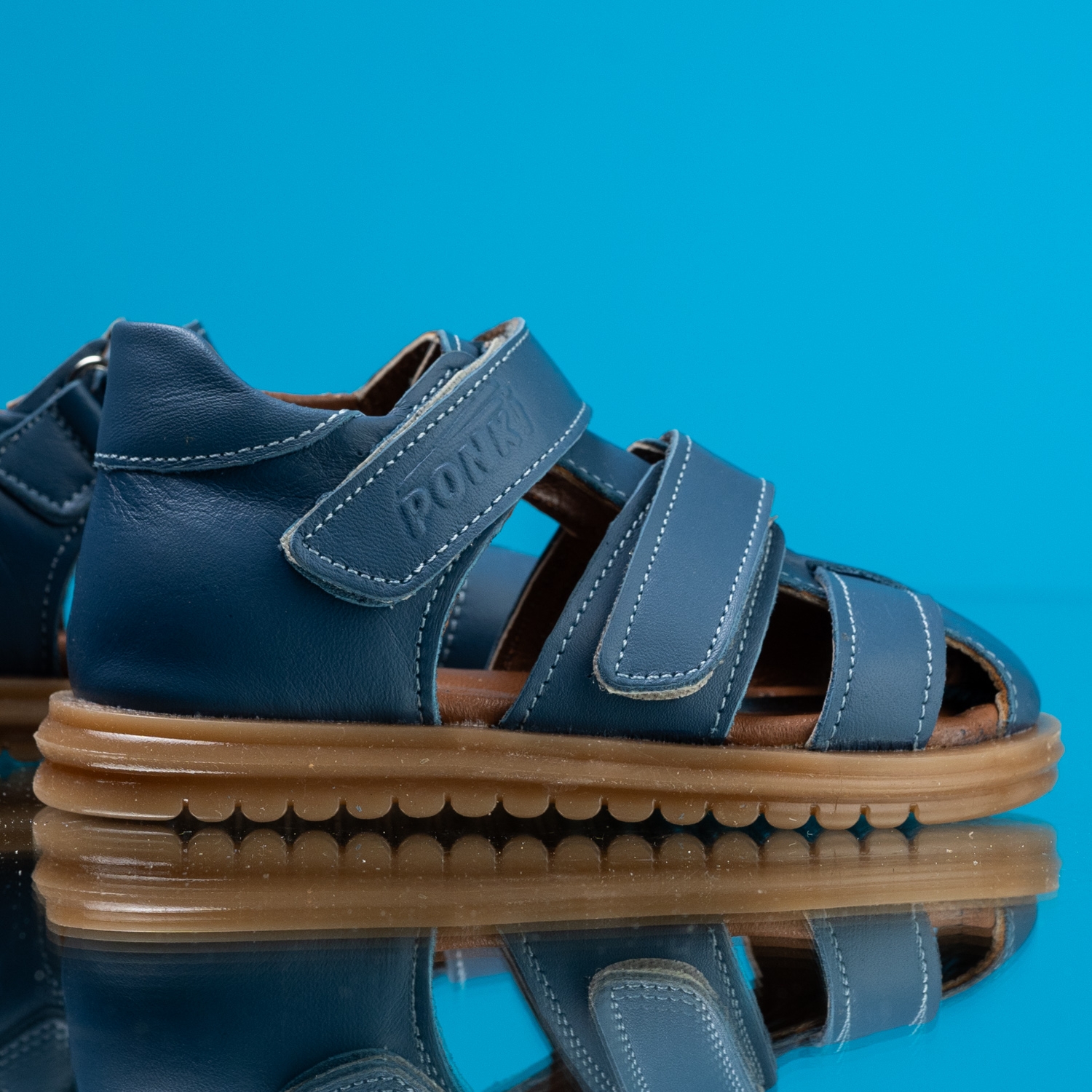 Бебешки сандали PONKI Craft Blue №19-25