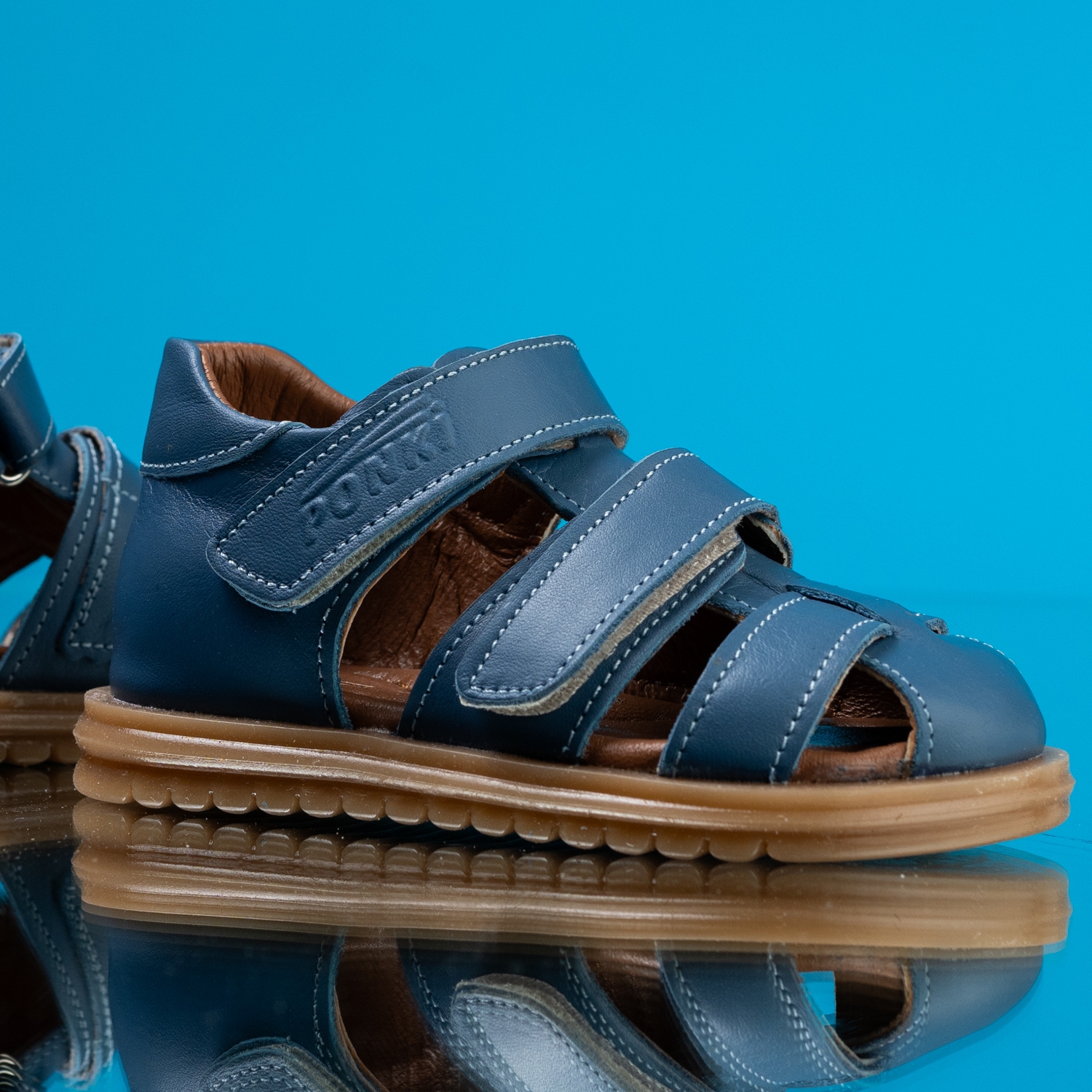 Бебешки сандали PONKI Craft Blue №19-25