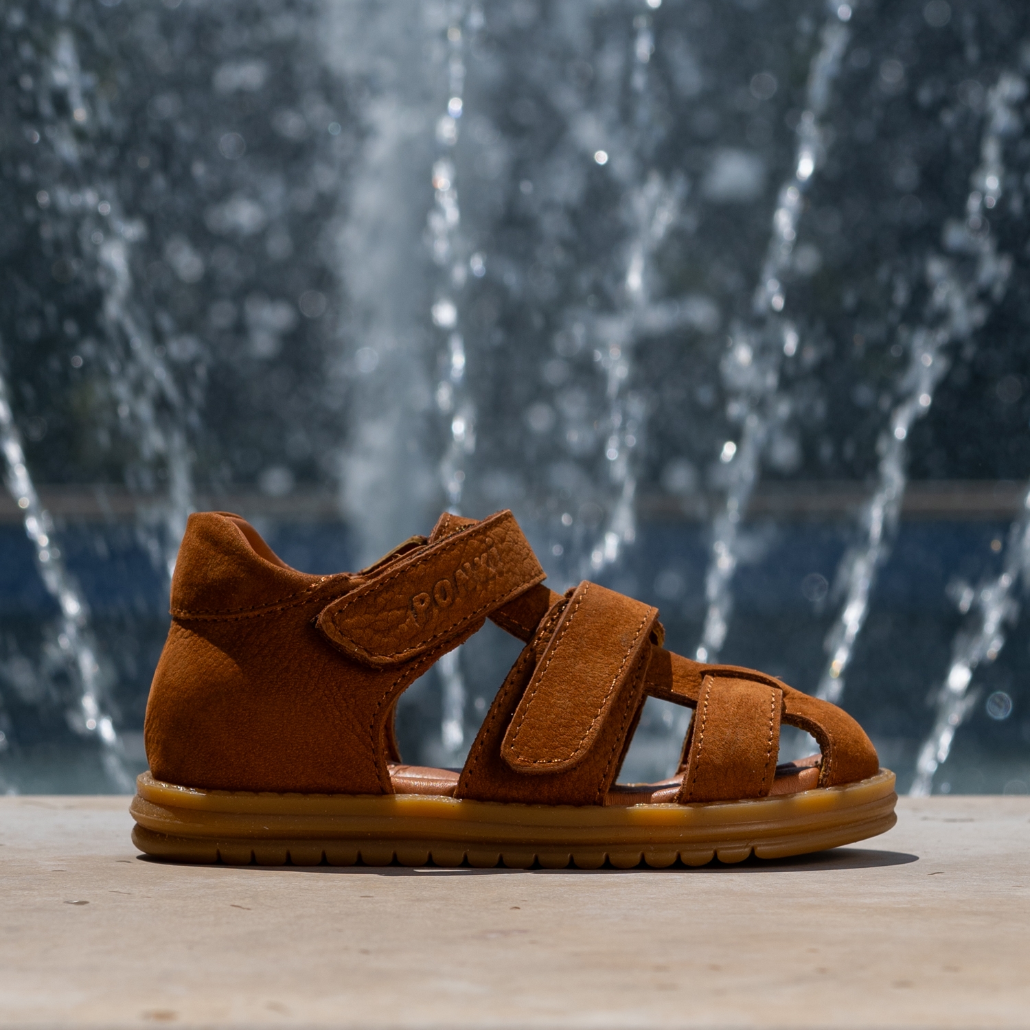 Бебешки сандали PONKI Craft Brown №22-25