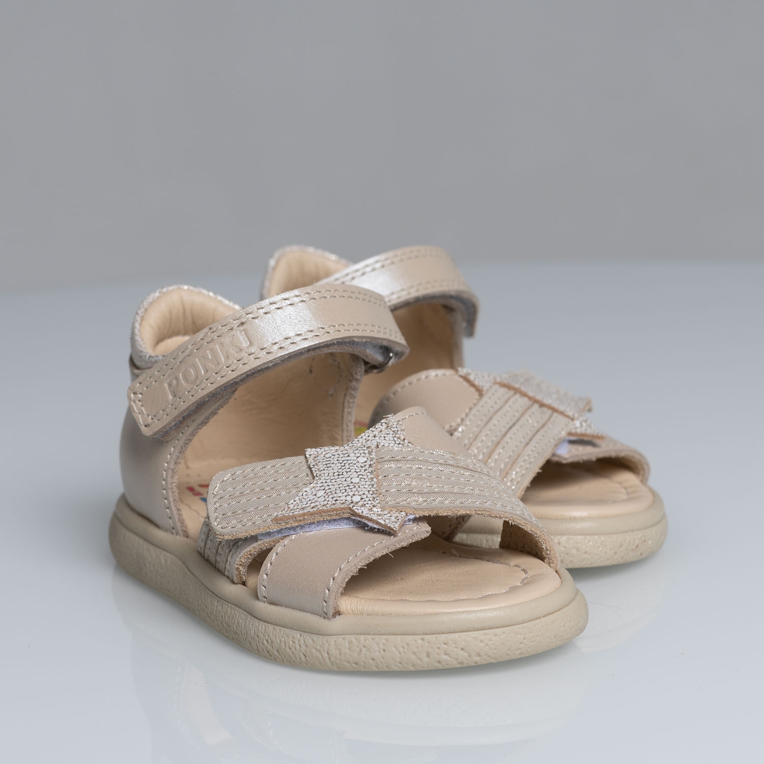 Бебешки сандали PONKI Estrella Beige №21-25