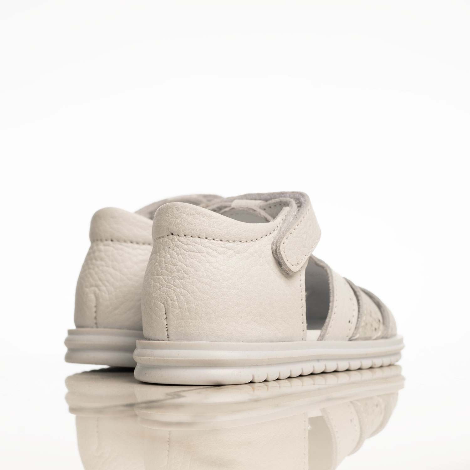 Бебешки сандали PONKI Fallow White №22-25