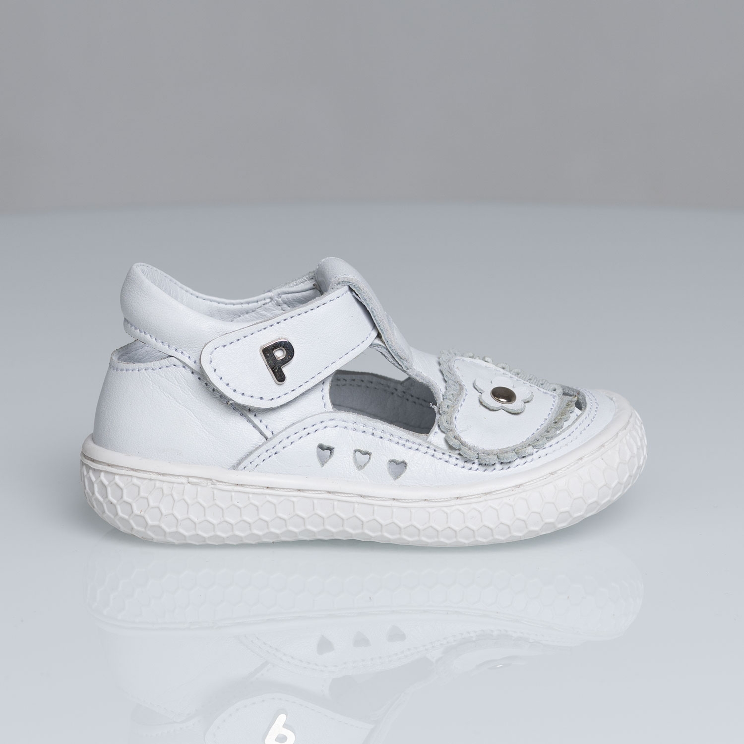 Бебешки Сандали PONKI Malena White №22-25