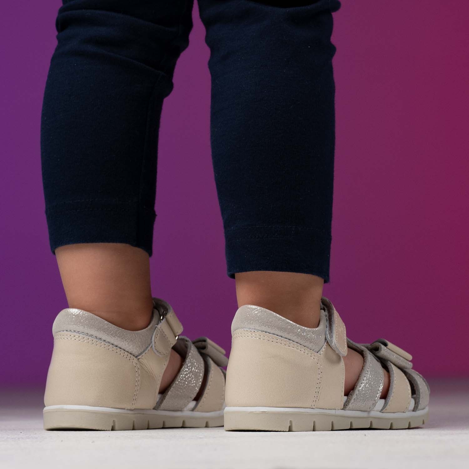 Бебешки сандали PONKI MARITSA Beige №19-25