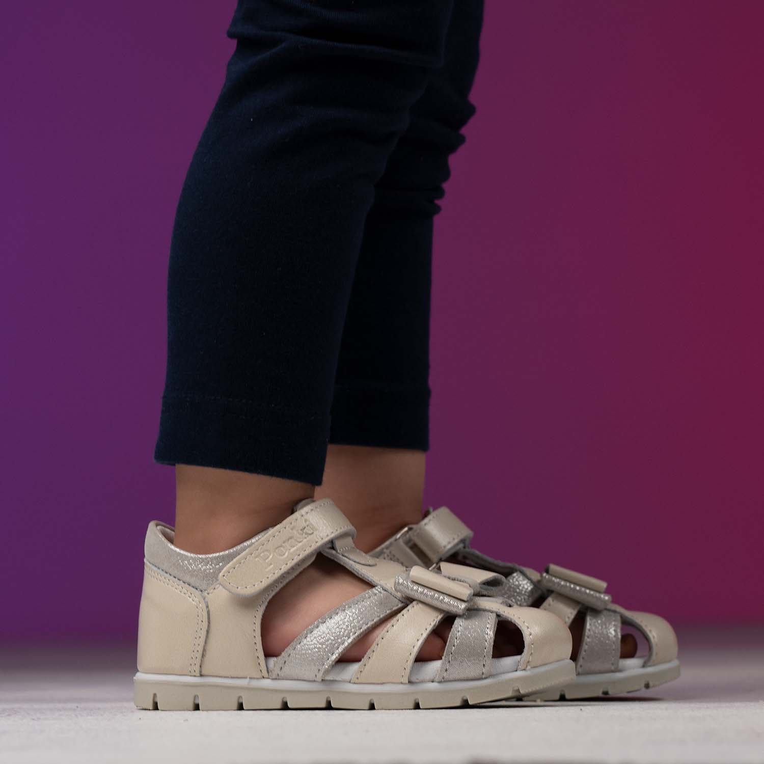 Бебешки сандали PONKI MARITSA Beige №19-25