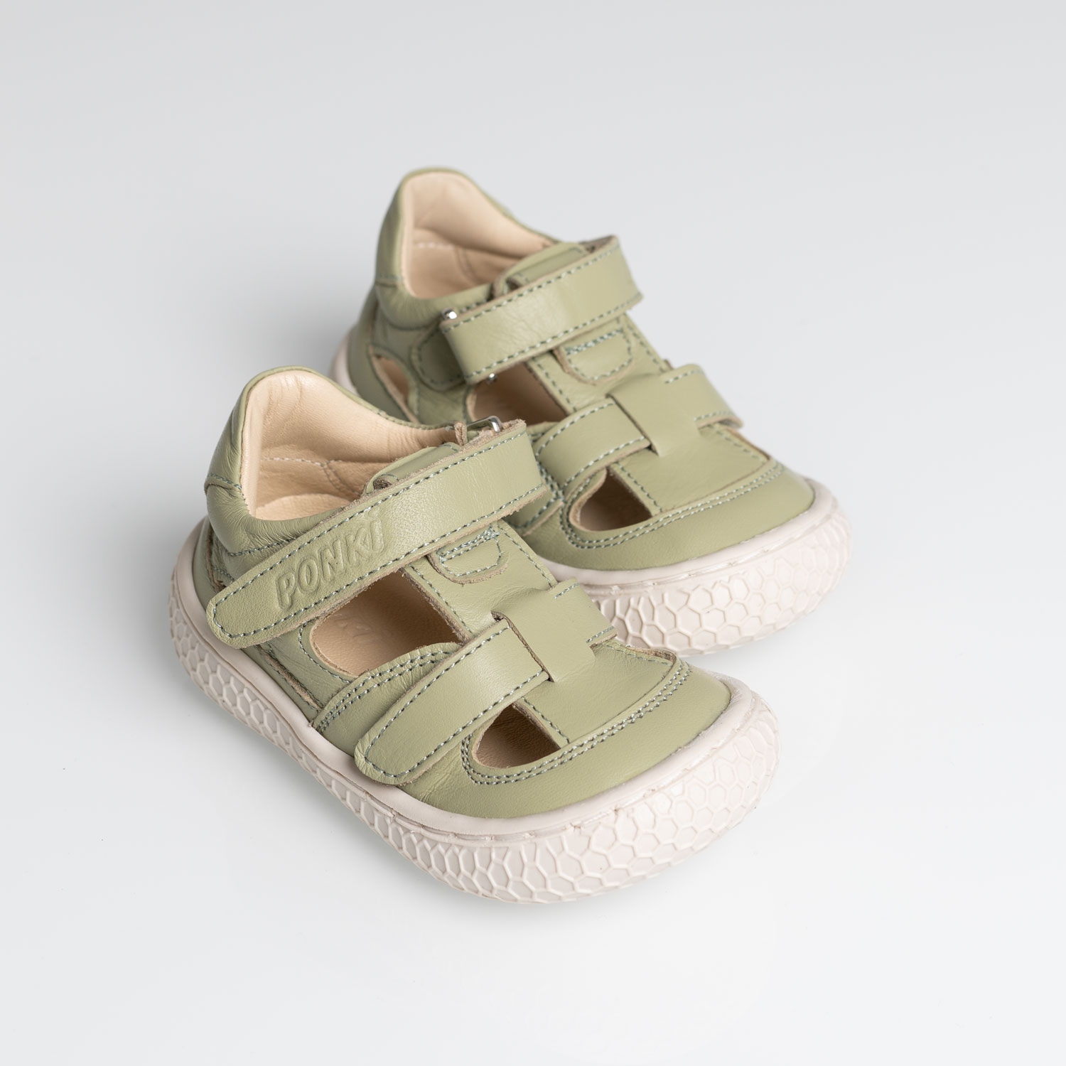 Бебешки Сандали PONKI Merlina Avocado Green №19-21