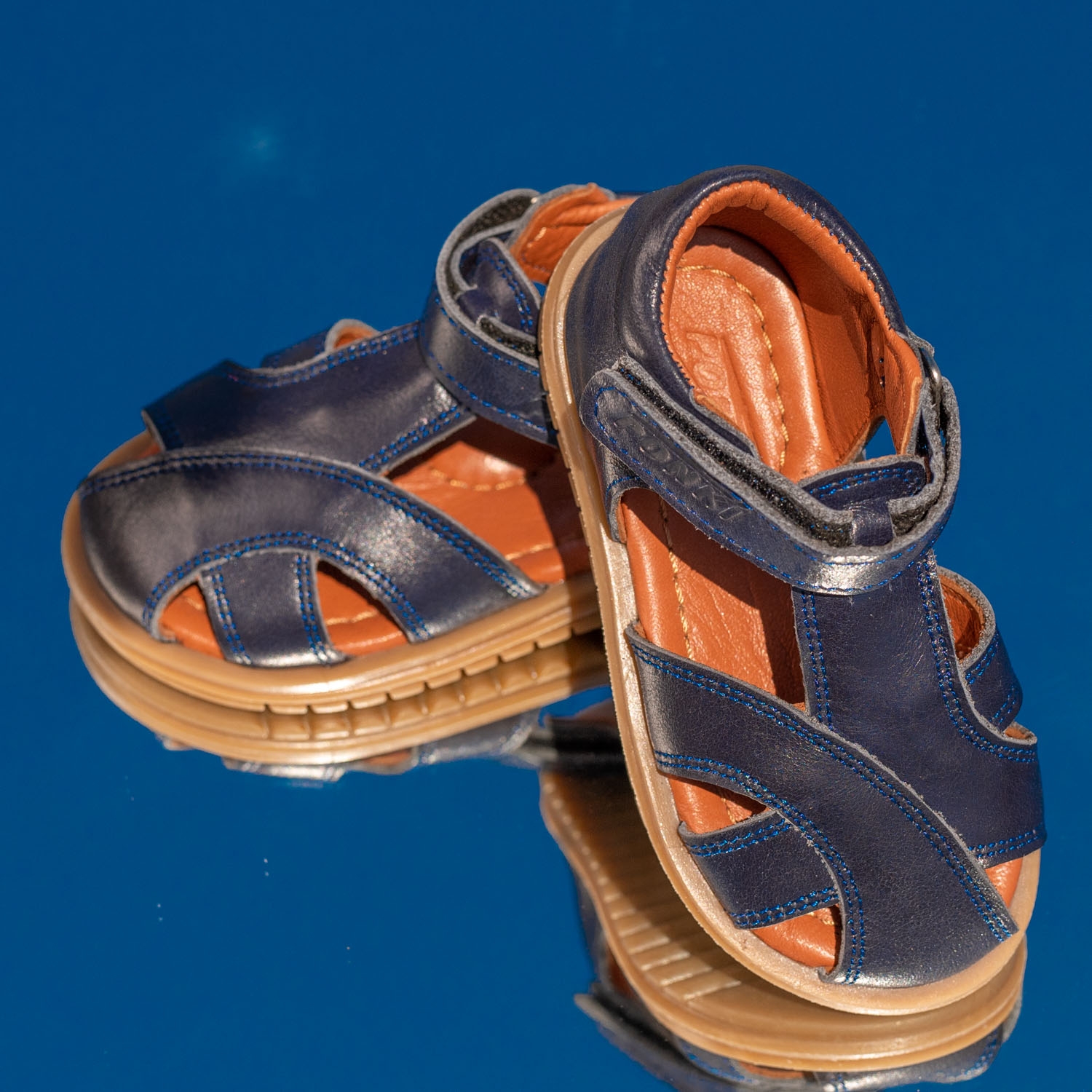 Бебешки сандали PONKI Nelmo Darkblue №19-21, №22-25