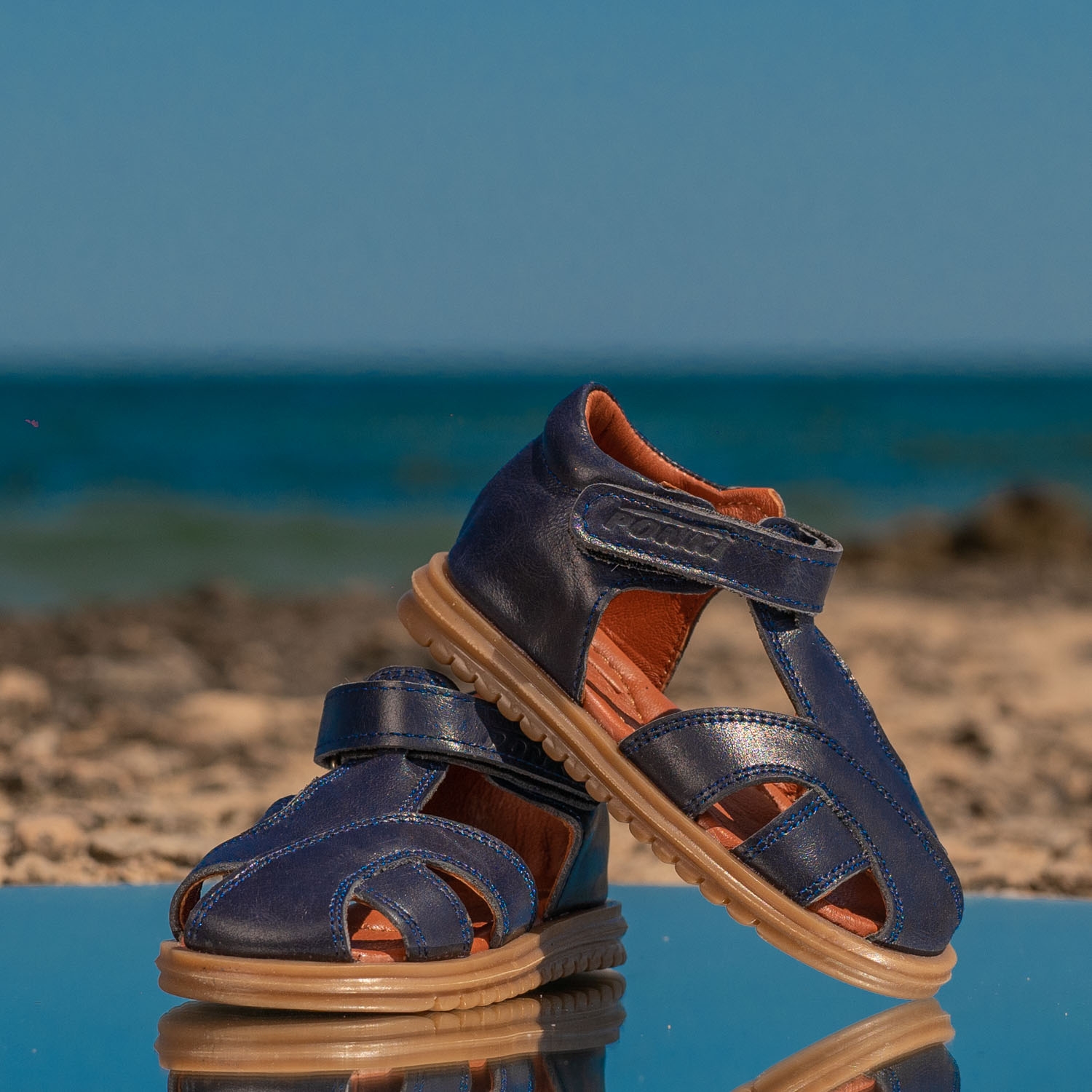 Бебешки сандали PONKI Nelmo Darkblue №19-21, №22-25