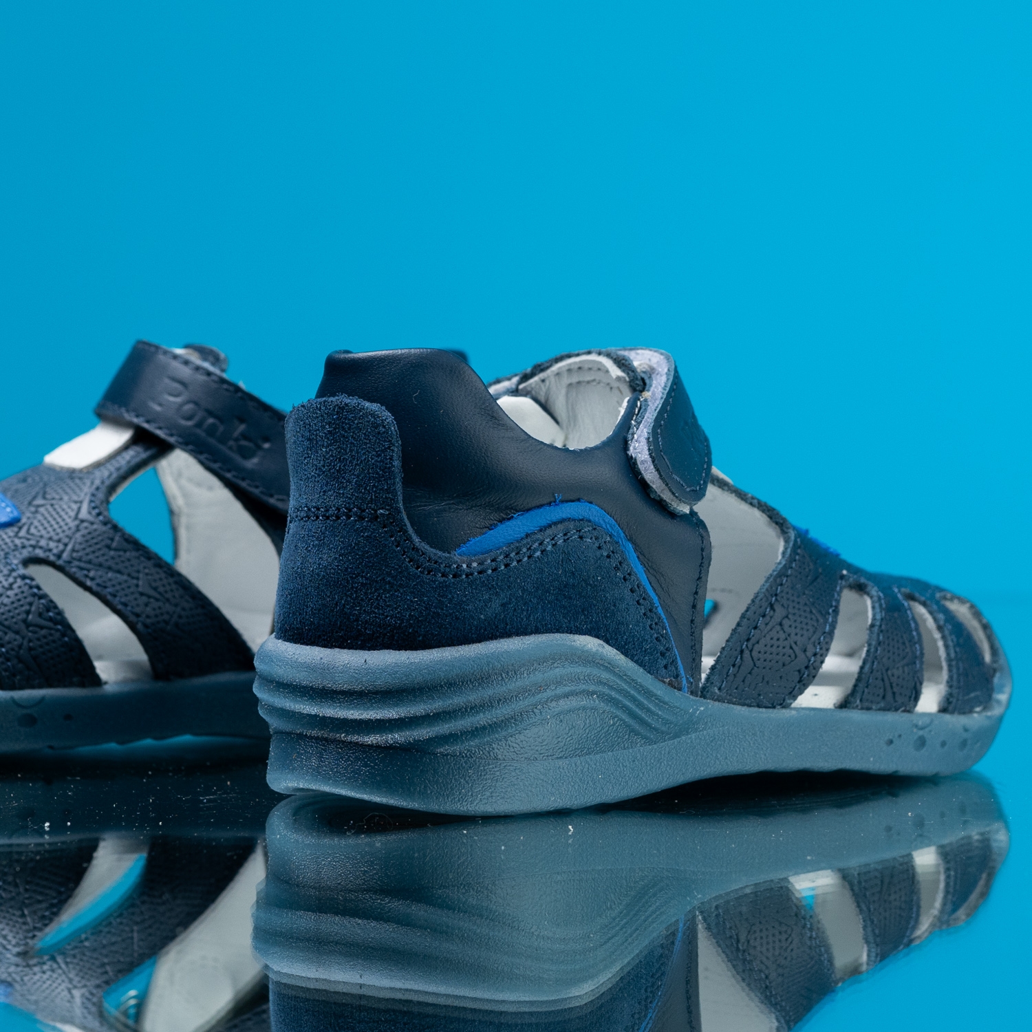 Бебешки сандали PONKI Optic Blue №19-25