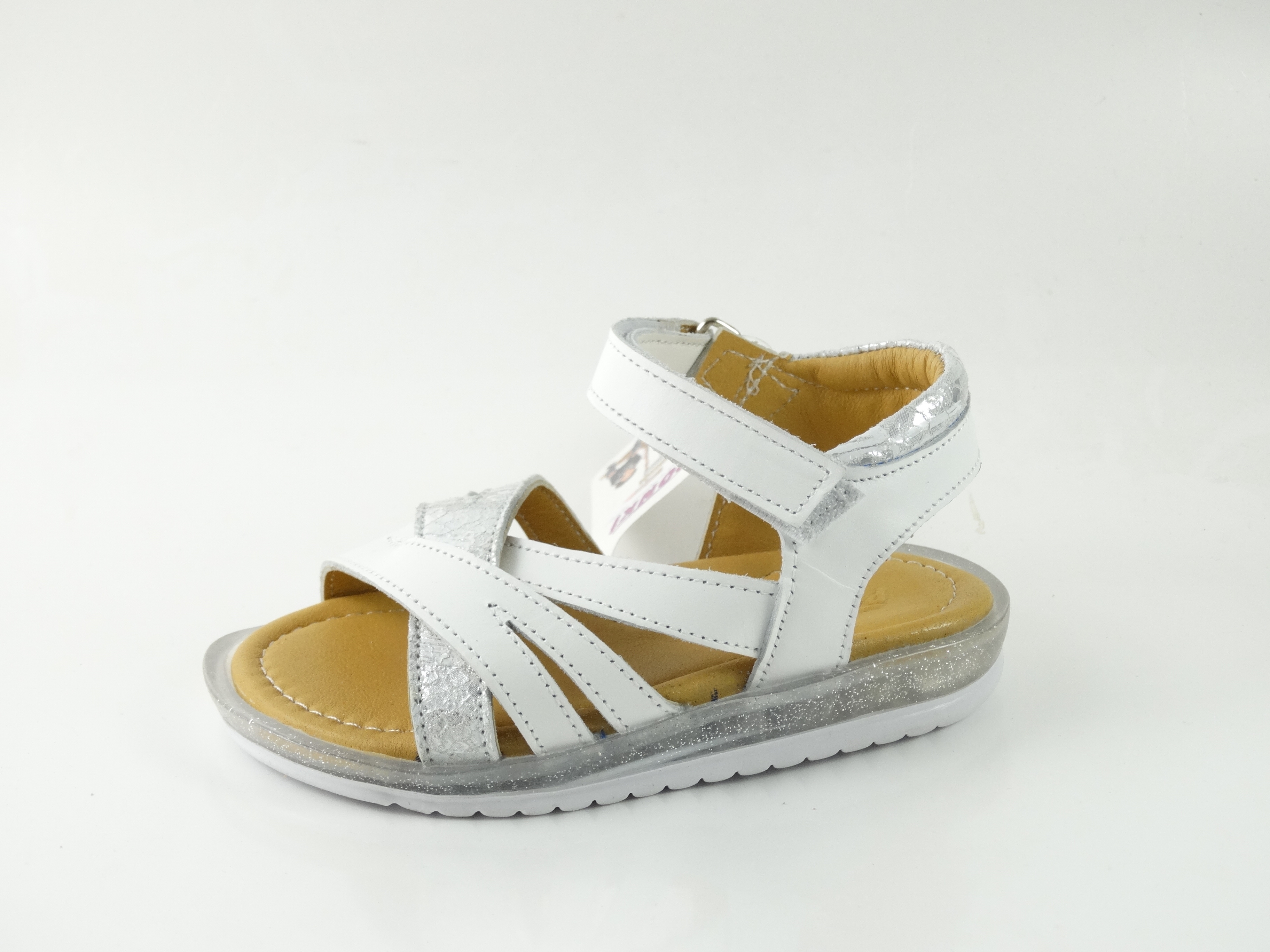 Бебешки сандали PONKI Renew White №22-25
