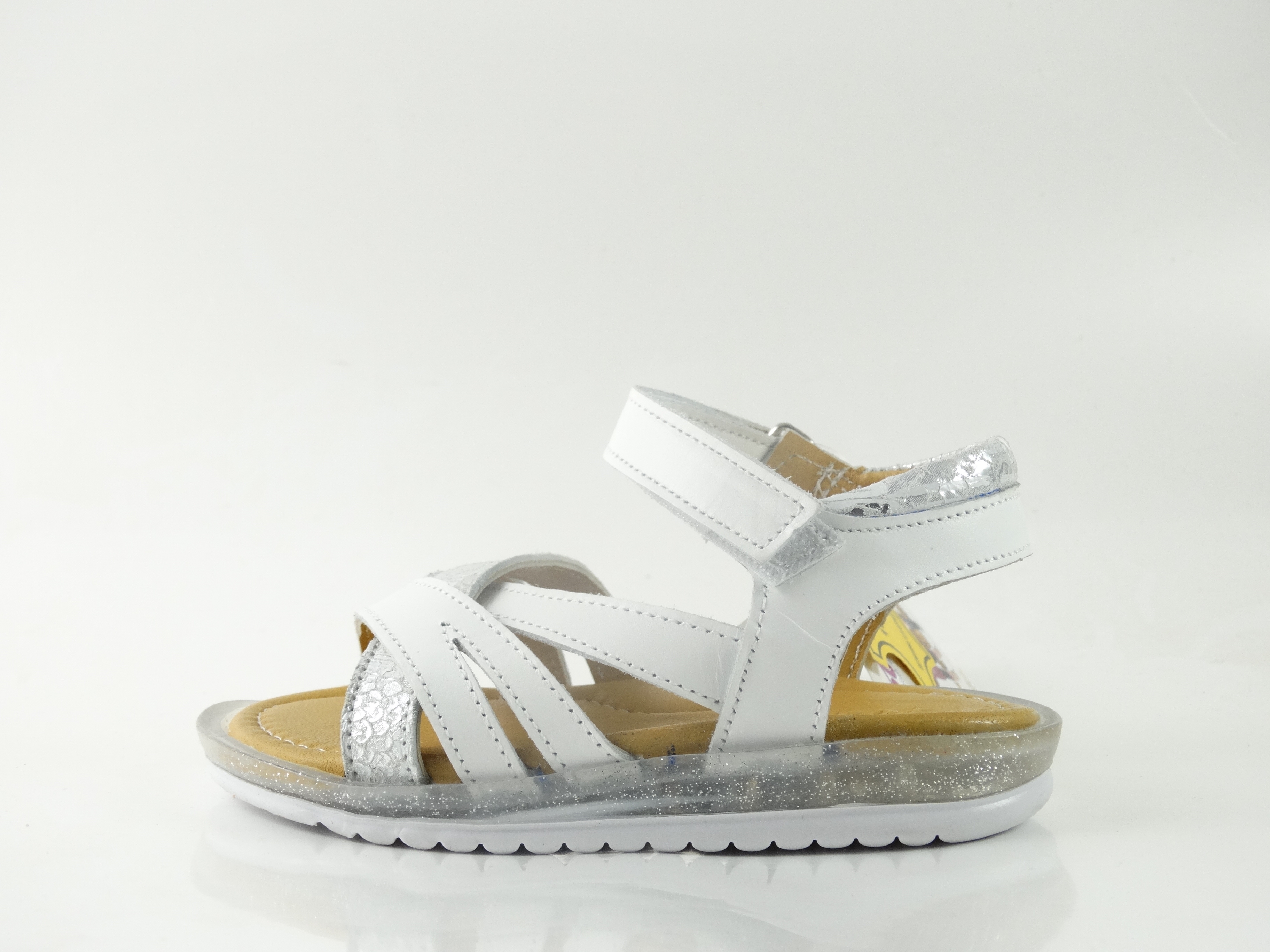 Бебешки сандали PONKI Renew White №22-25