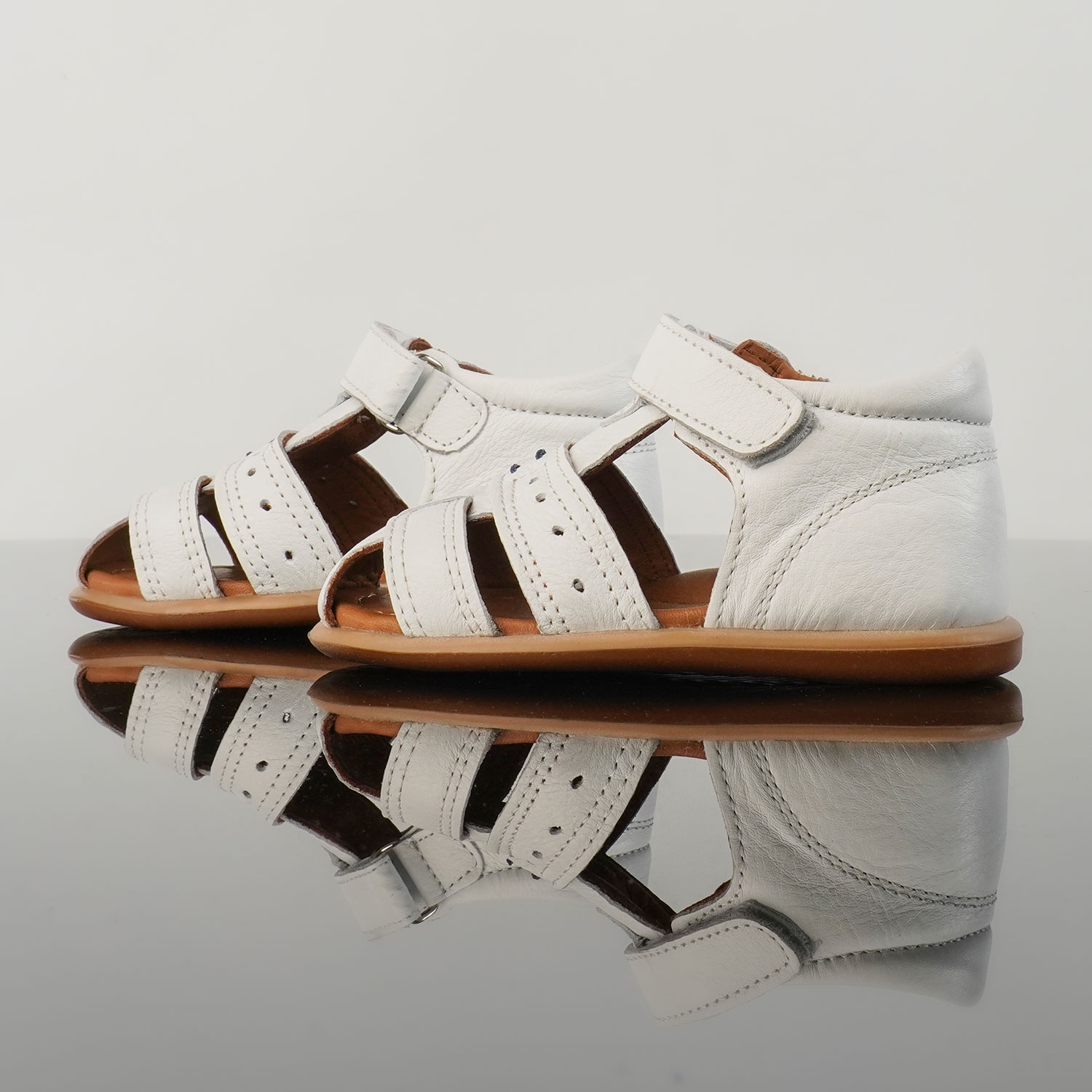 Бебешки сандали PONKI SARO WHITE №20-25