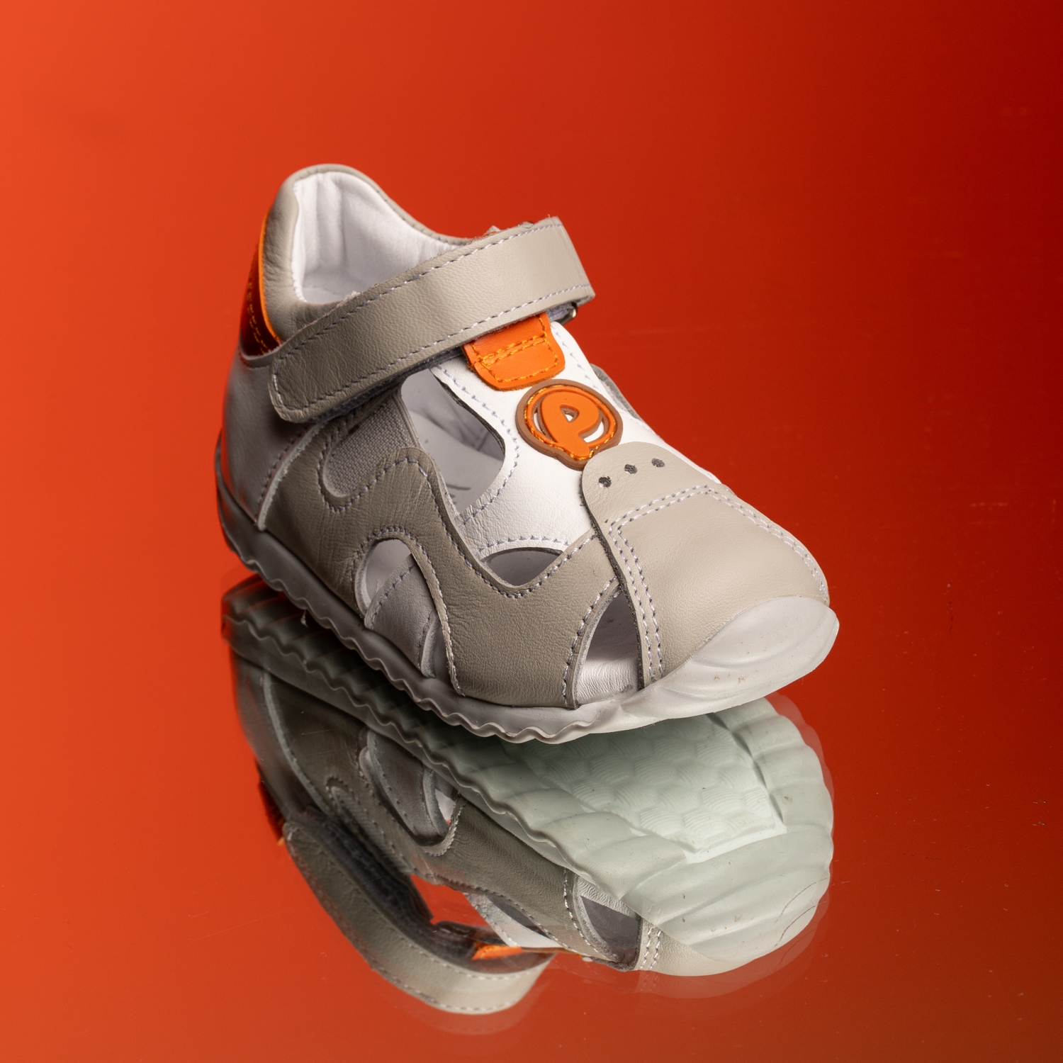 Бебешки сандали PONKI Sprintlet Grey №21-25