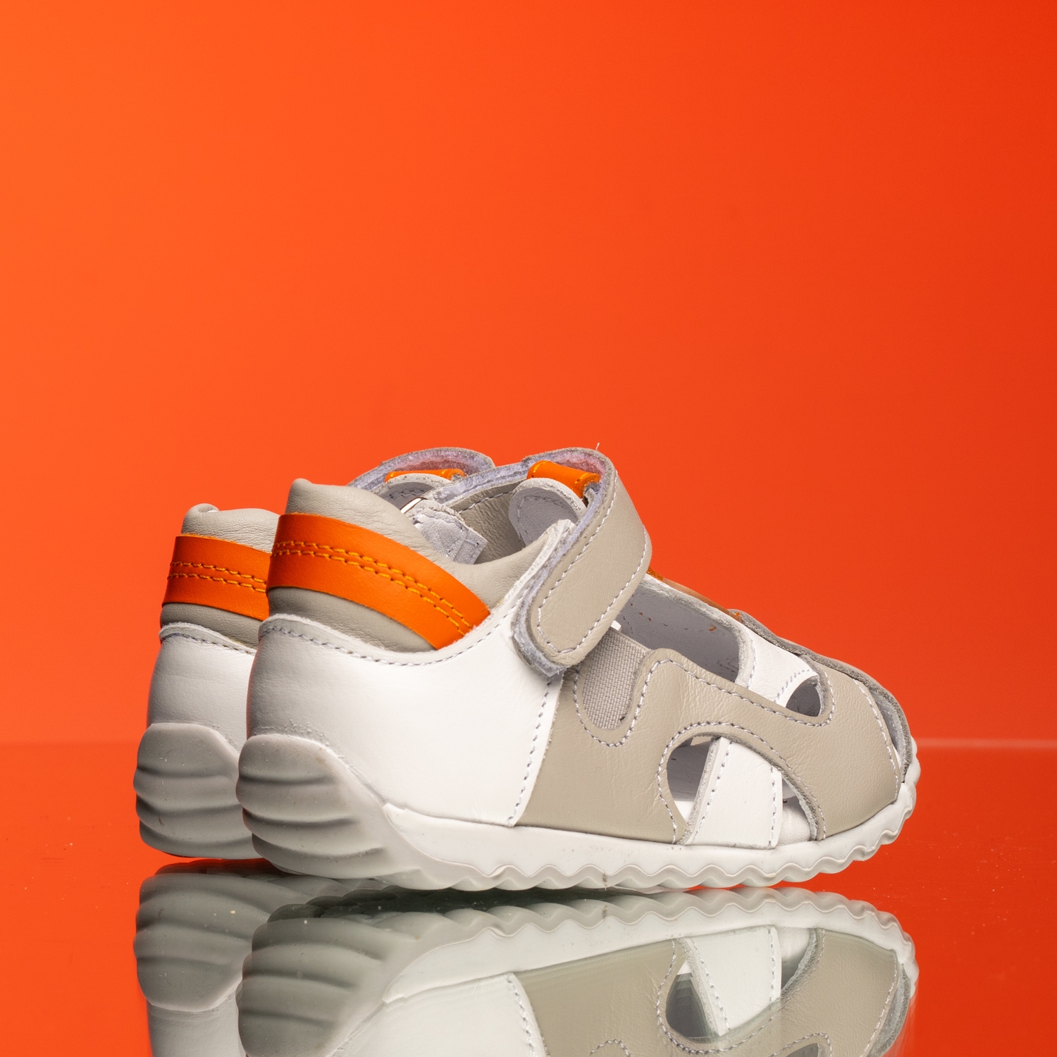 Бебешки сандали PONKI Sprintlet Grey №21-25
