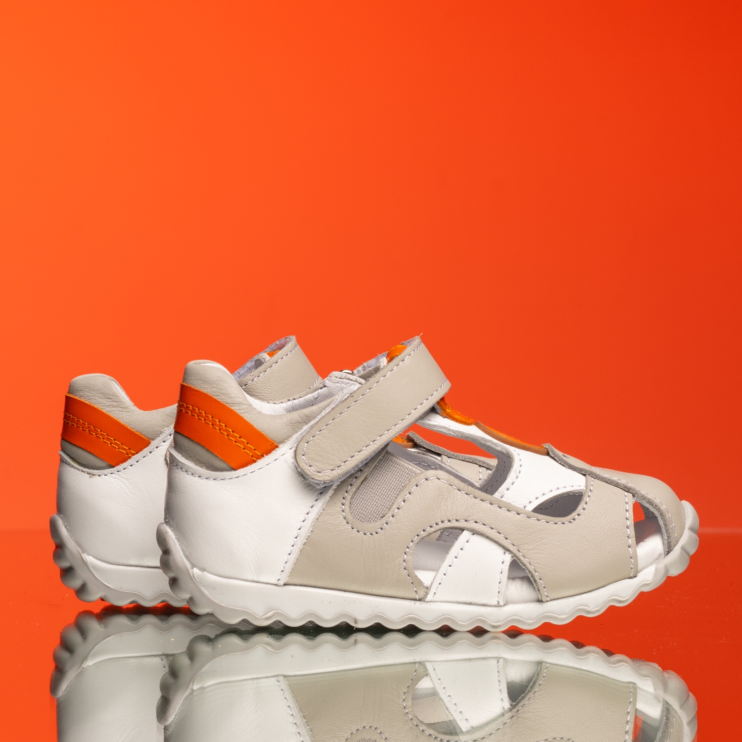 Бебешки сандали PONKI Sprintlet Grey №21-25