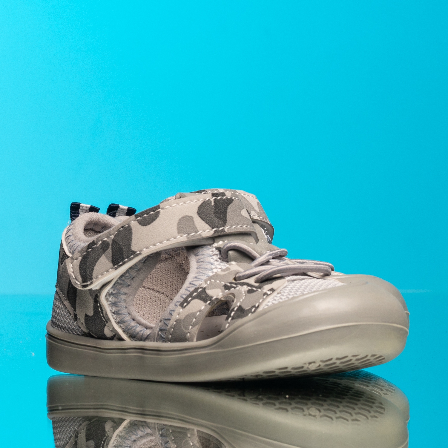 Бебешки сандали PONKI SQUASH GREY №19-25