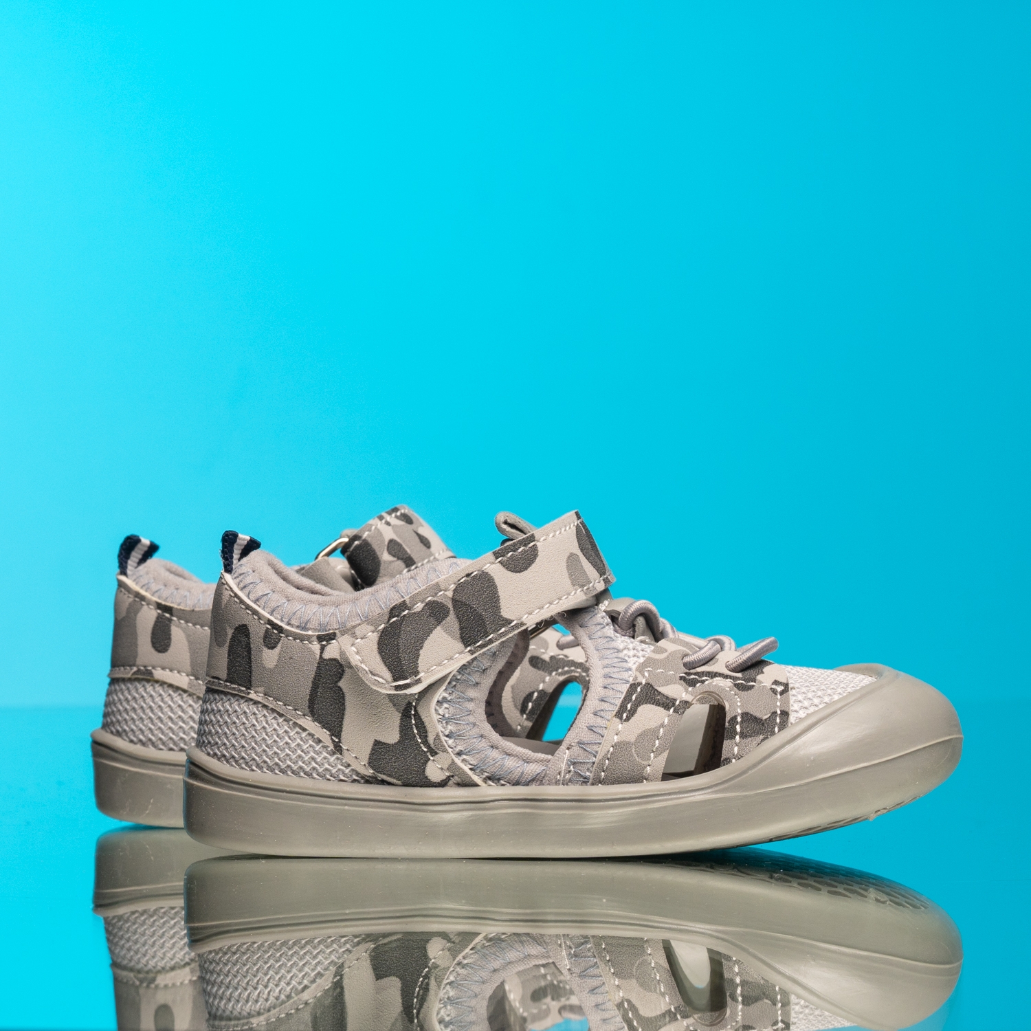 Бебешки сандали PONKI SQUASH GREY №19-25