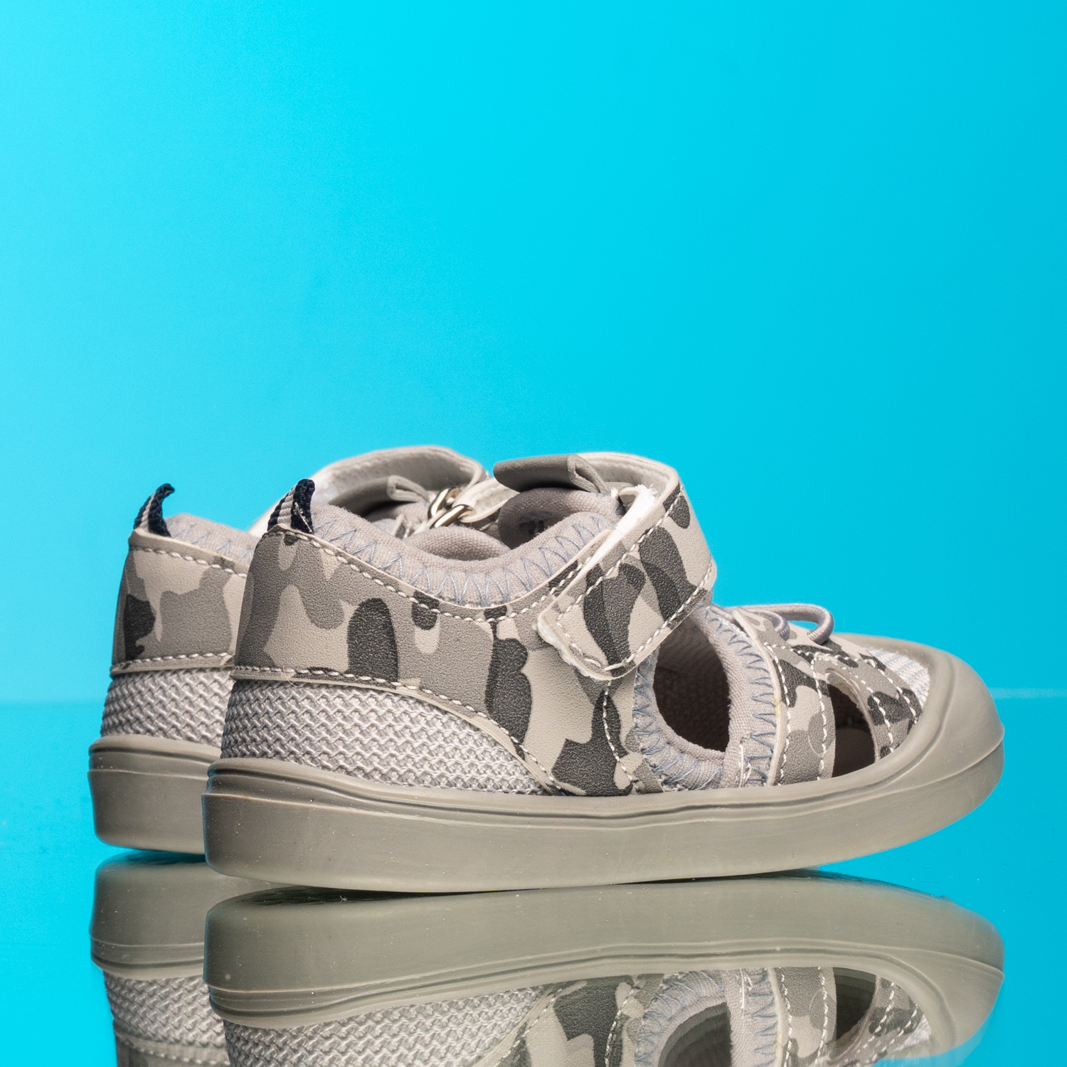 Бебешки сандали PONKI SQUASH GREY №19-25
