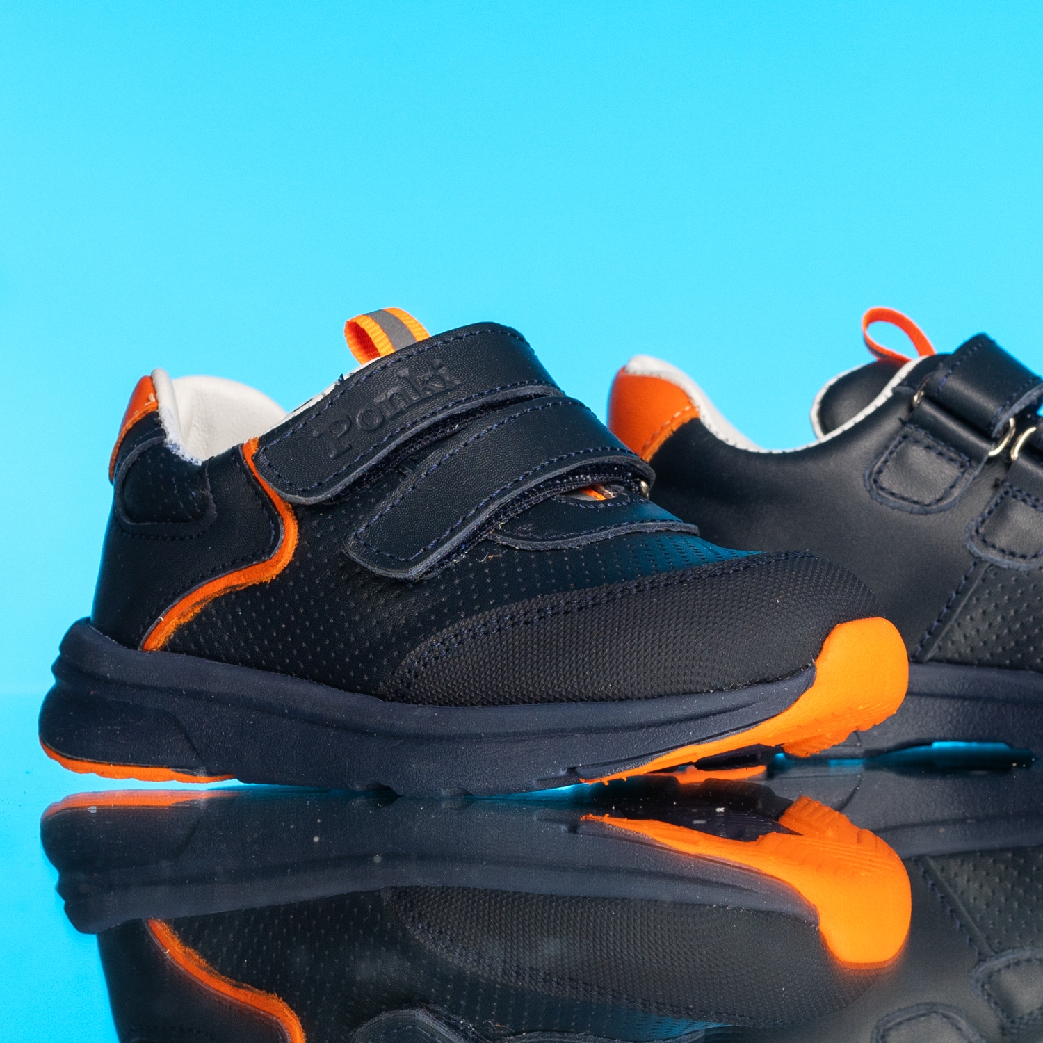 Бебешки сникърси PONKI COZEES Darkblue №19-25