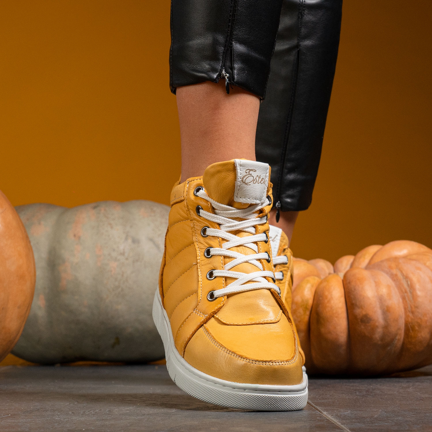 Дамски кецове ESTEL by ponki new Yellow №36-40