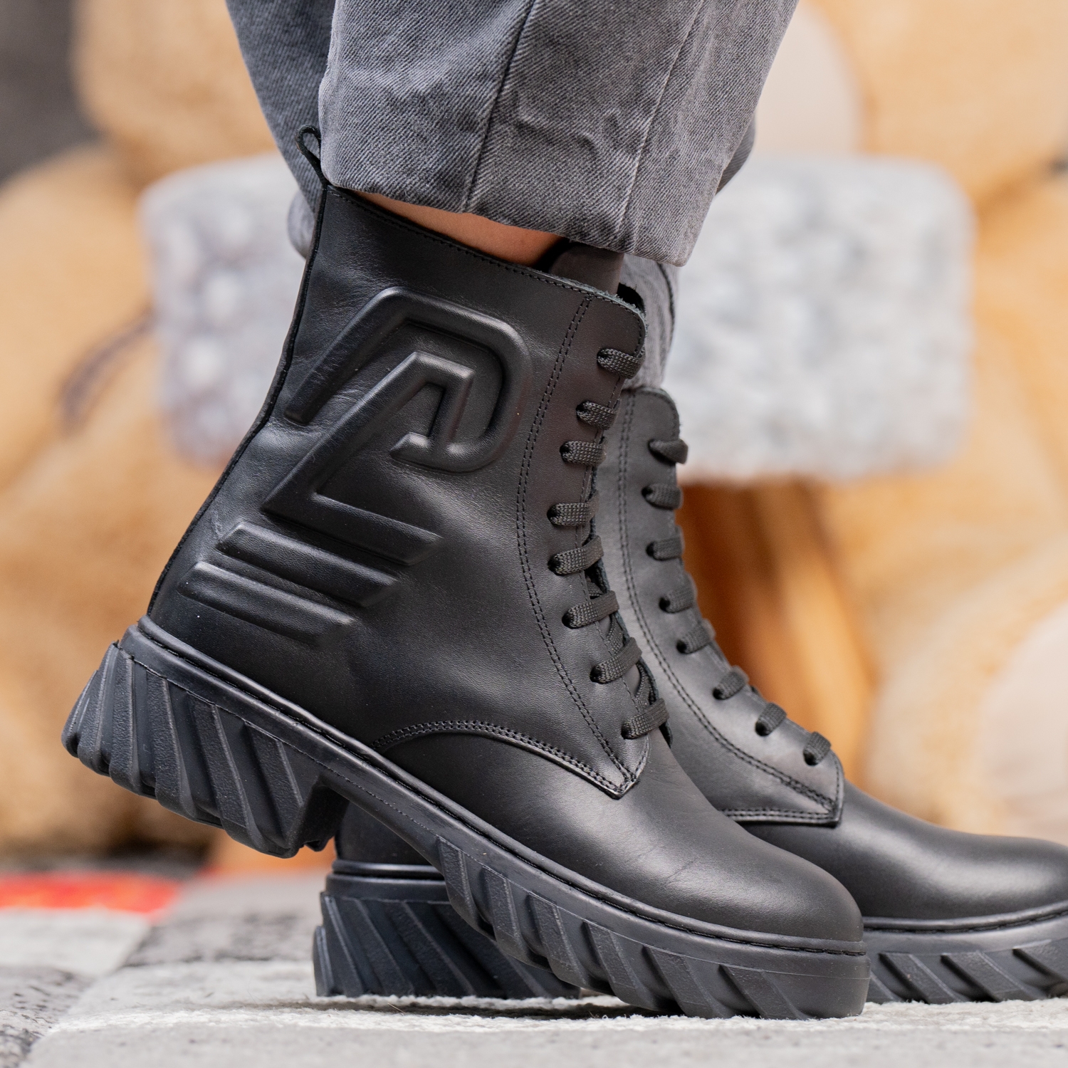 Дамски кубинки PONKI VENEZIA BLACK №36-39