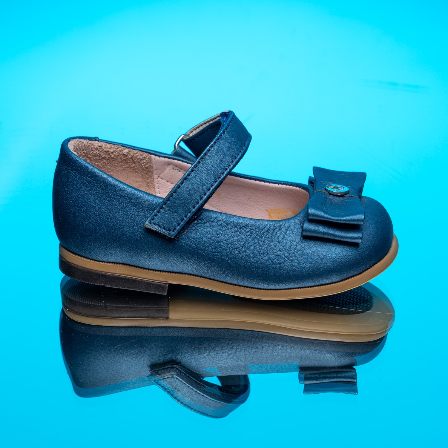Детски балеринки Bebbini Pandi Blue №26-30