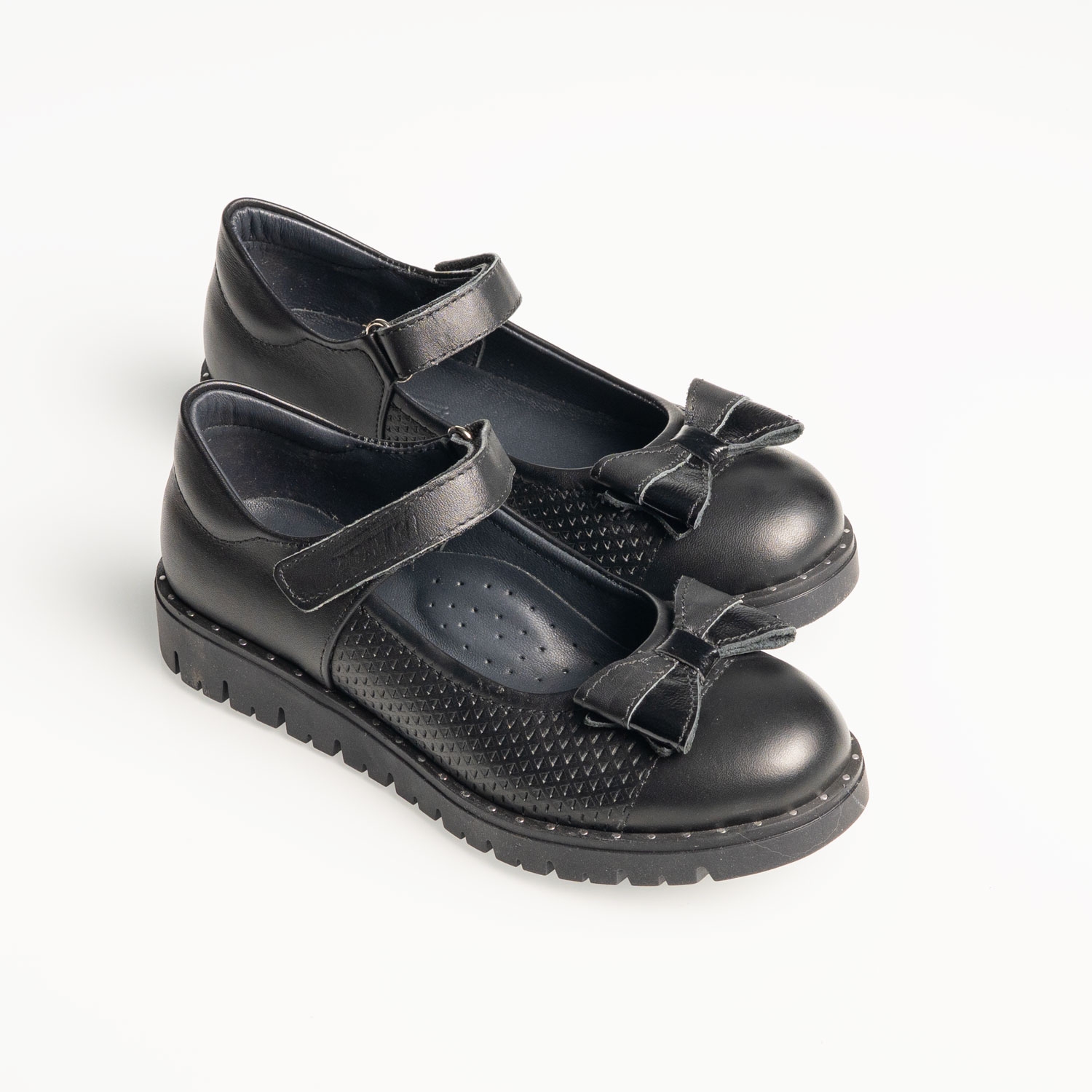 Детски балеринки PONKI  Elegance New Black №31-36