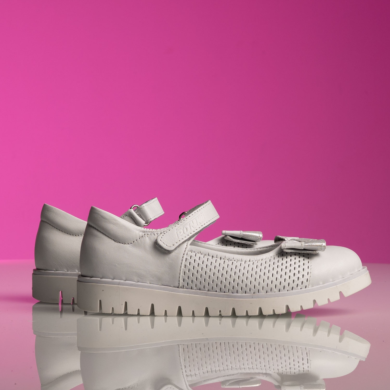 Детски балеринки PONKI  Elegance New White №31-36