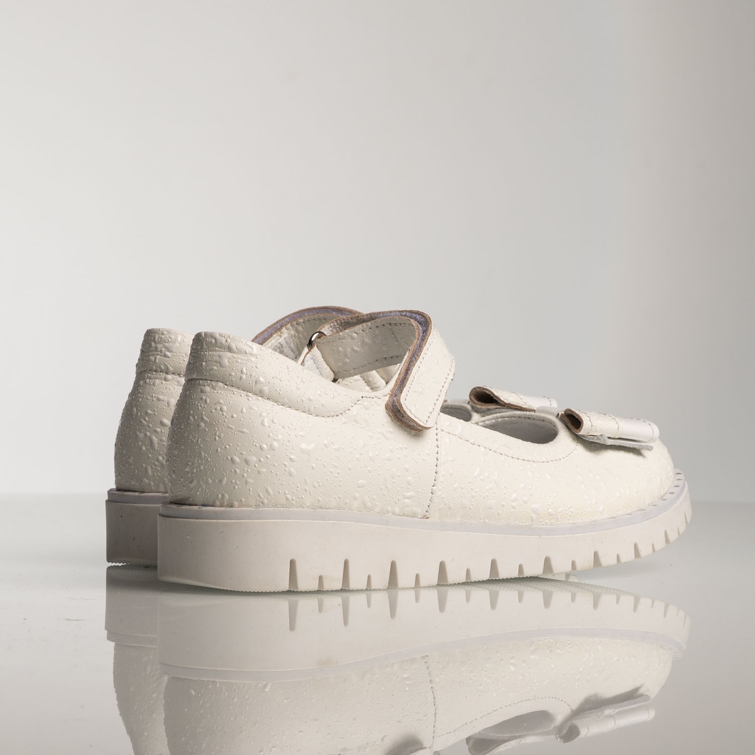 Детски балеринки PONKI  Elegance New White-Drops №31-36