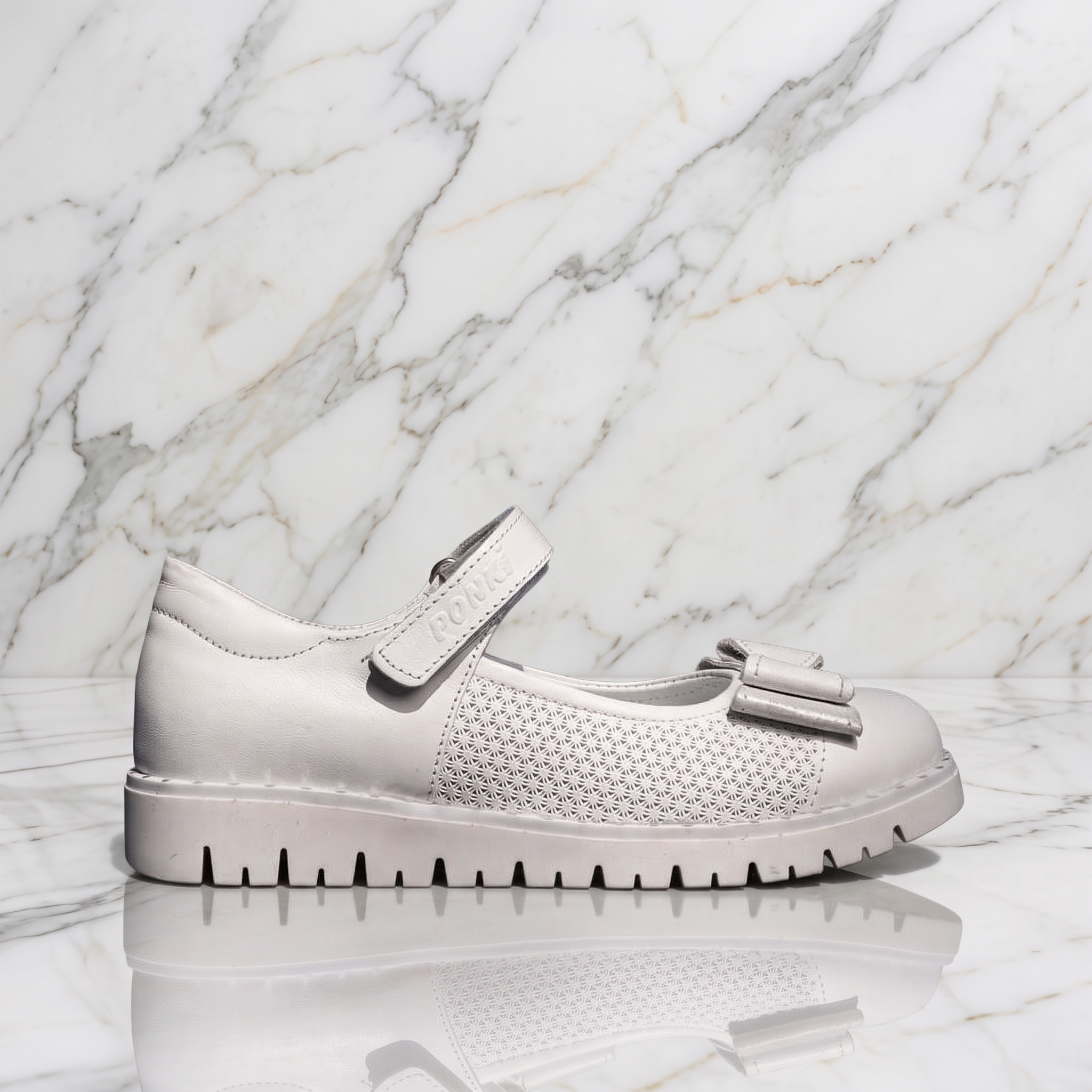 Детски балеринки PONKI Elegante White №26-30