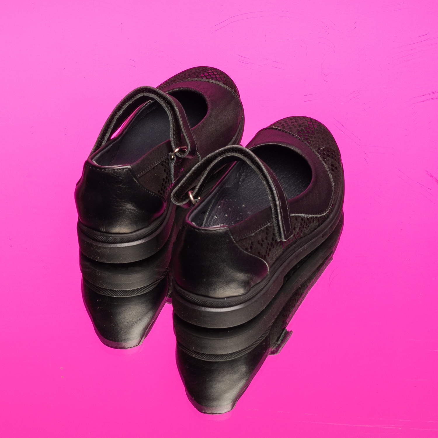 Детски балеринки PONKI Resto Black №31-36