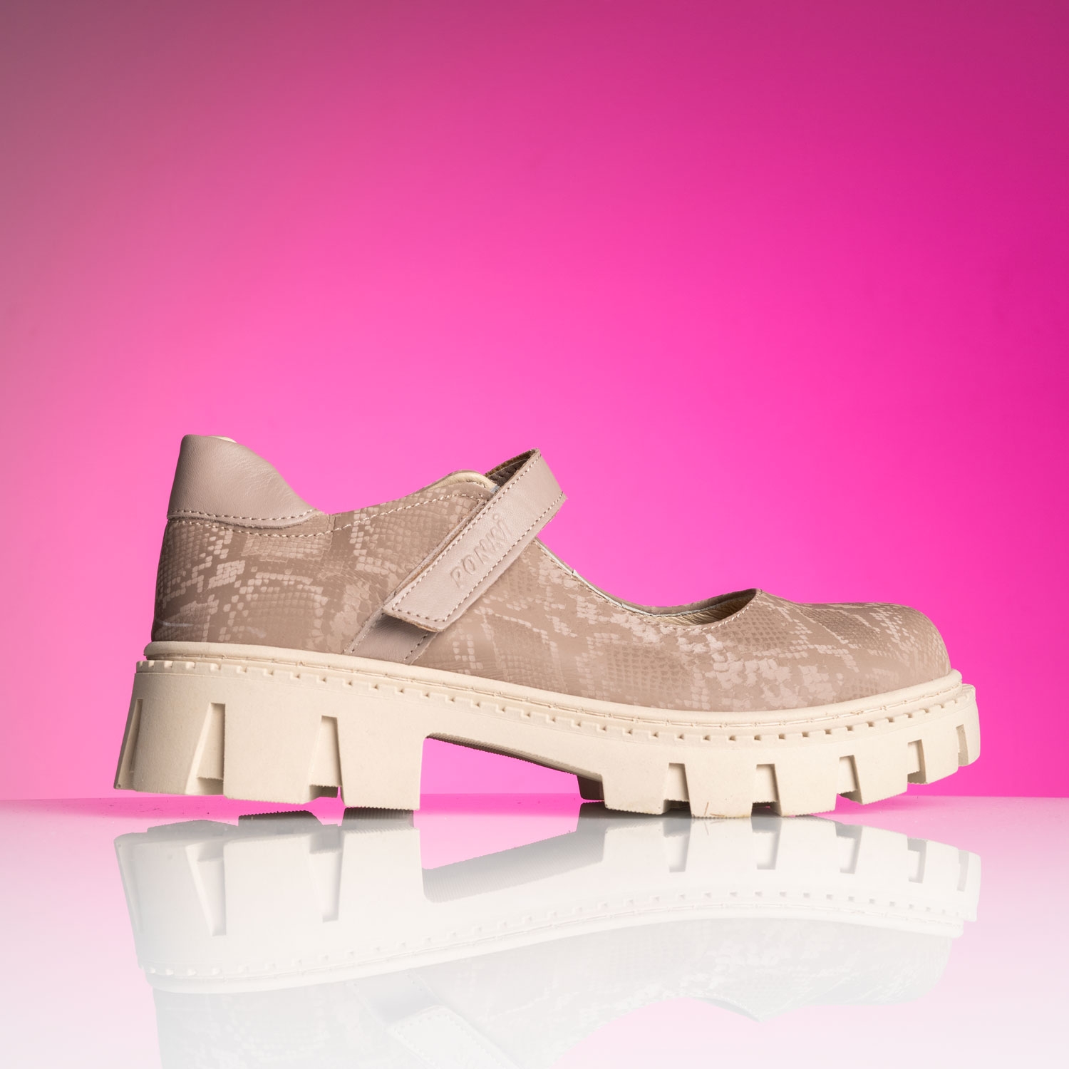 Детски балеринки PONKI XTRAVAGANZA Beige №31-36