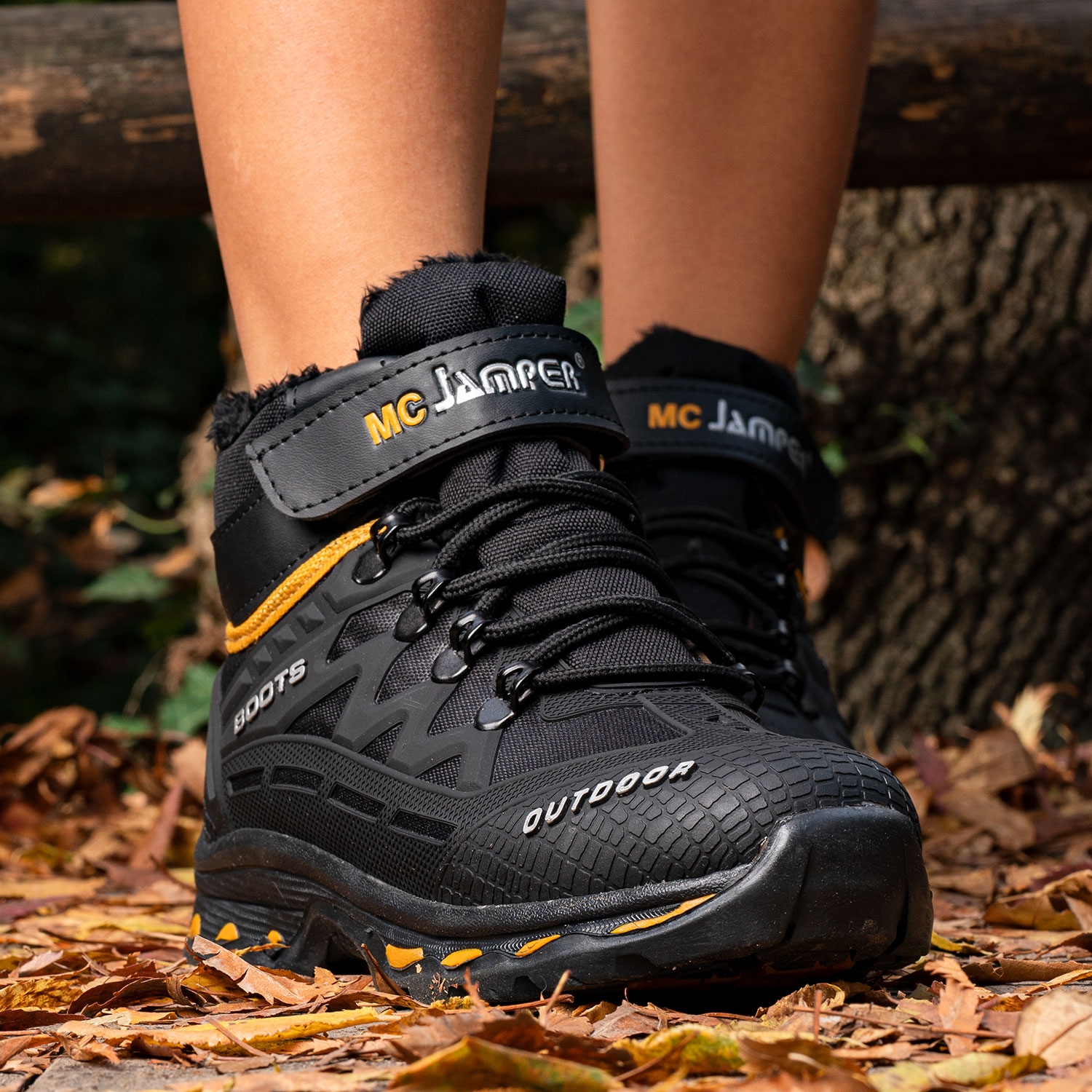 Детски боти MC Jamper Black-Yellow №31-35
