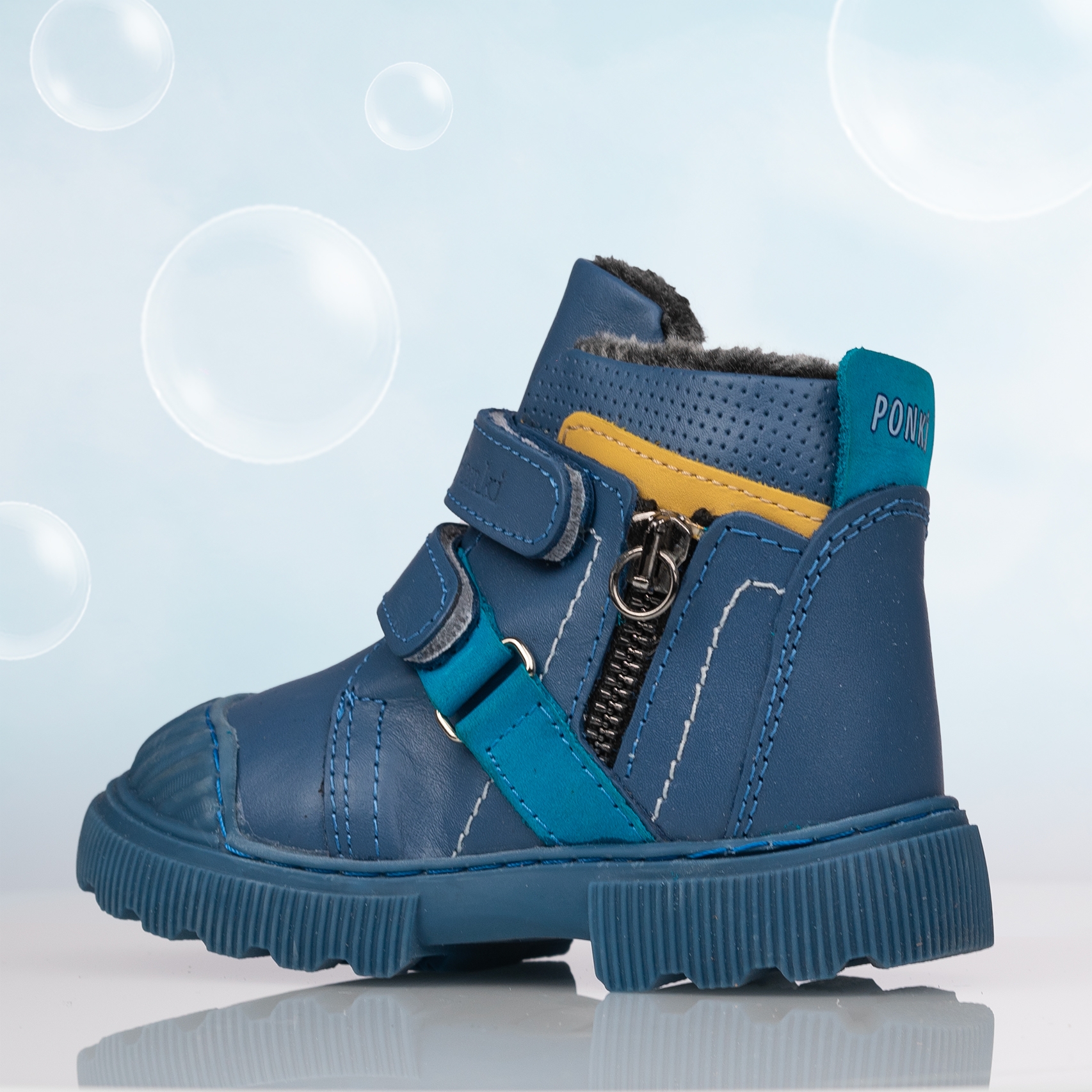 Детски боти PONKI CRAZE Blue №26-30