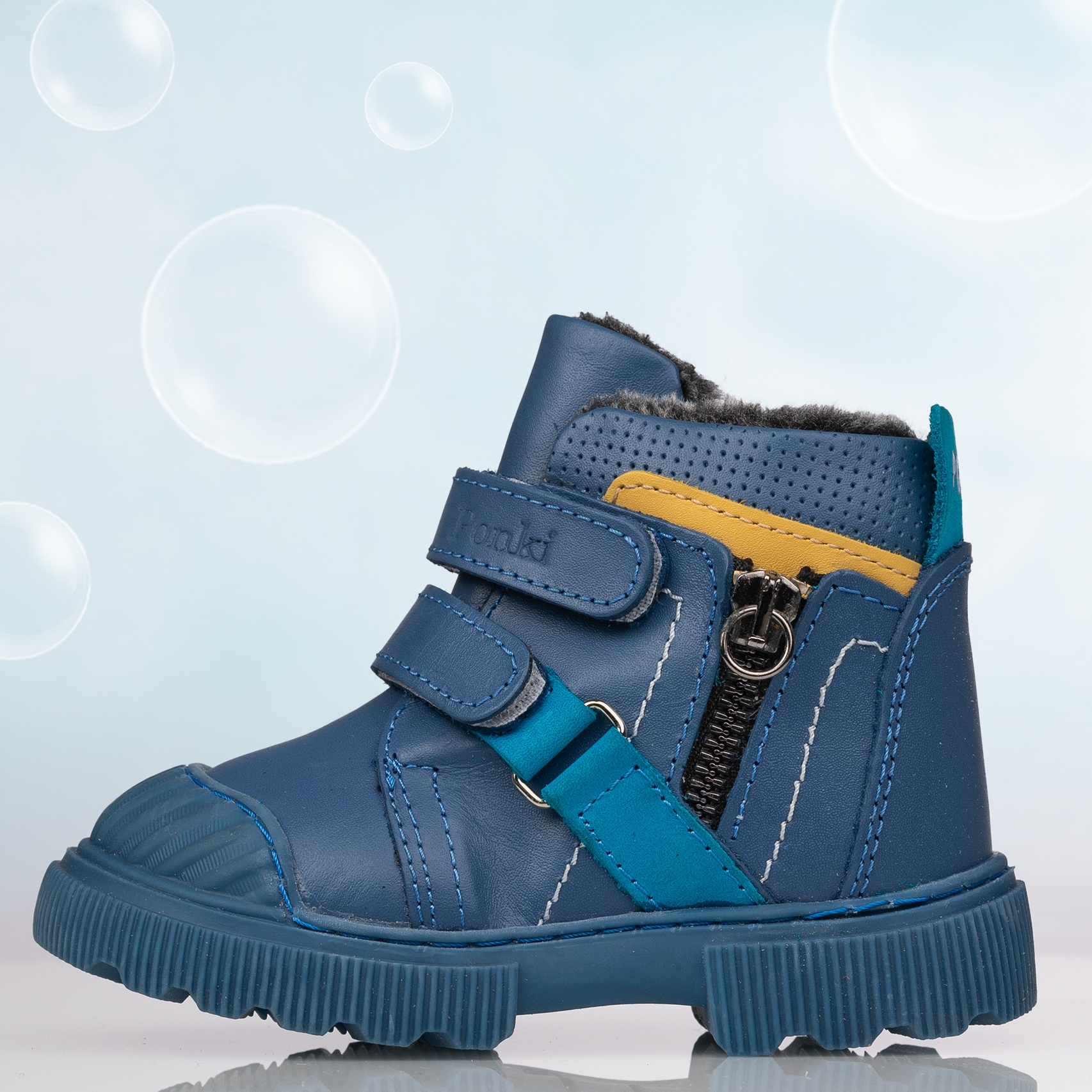 Детски боти PONKI CRAZE Blue №26-30