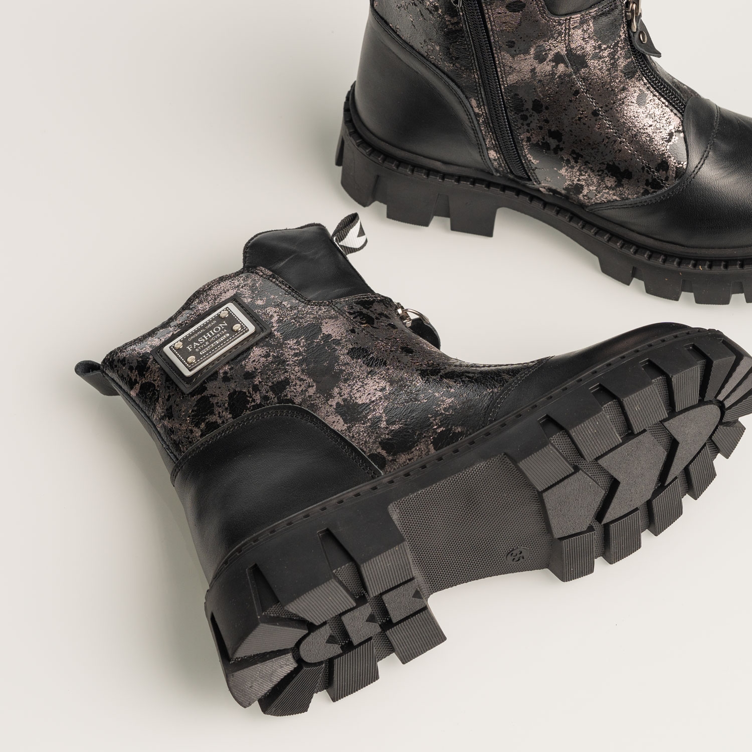 Детски боти PONKI Foundaun Black №31-36