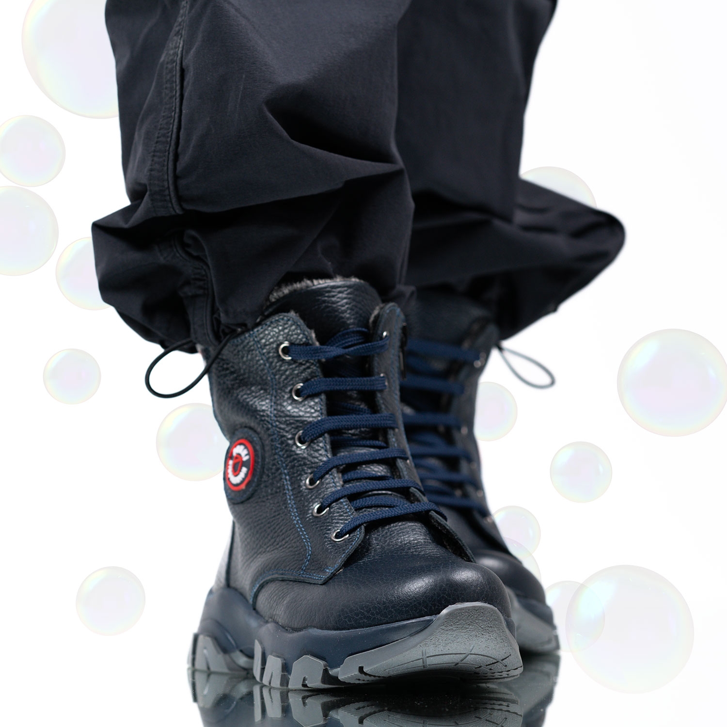 Детски боти PONKI Samurai Darkblue №31-36